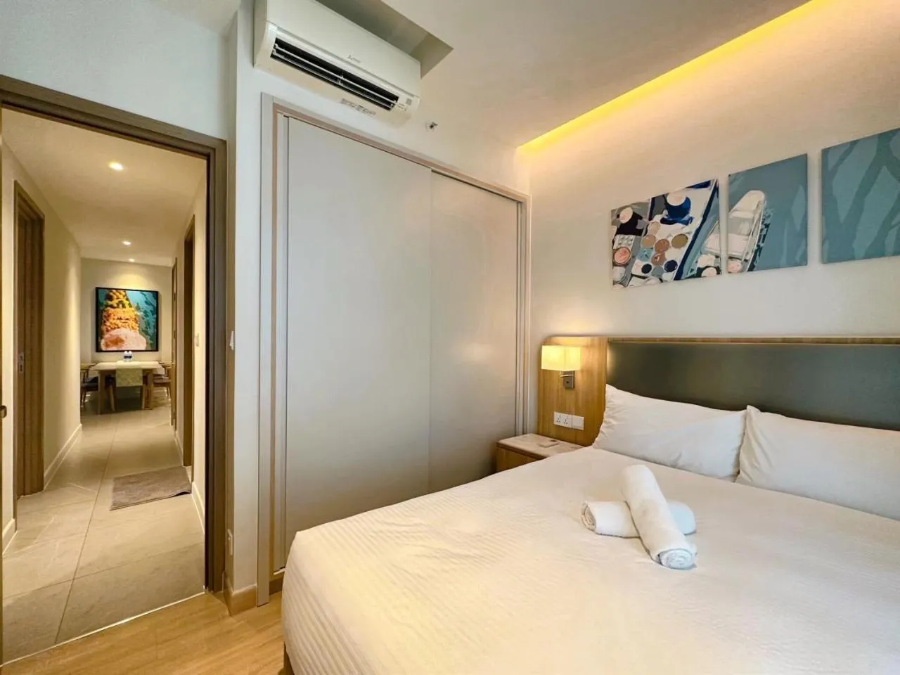 Bed in D1 Mension - Zenity Luxury Apartment - Saigon Centre