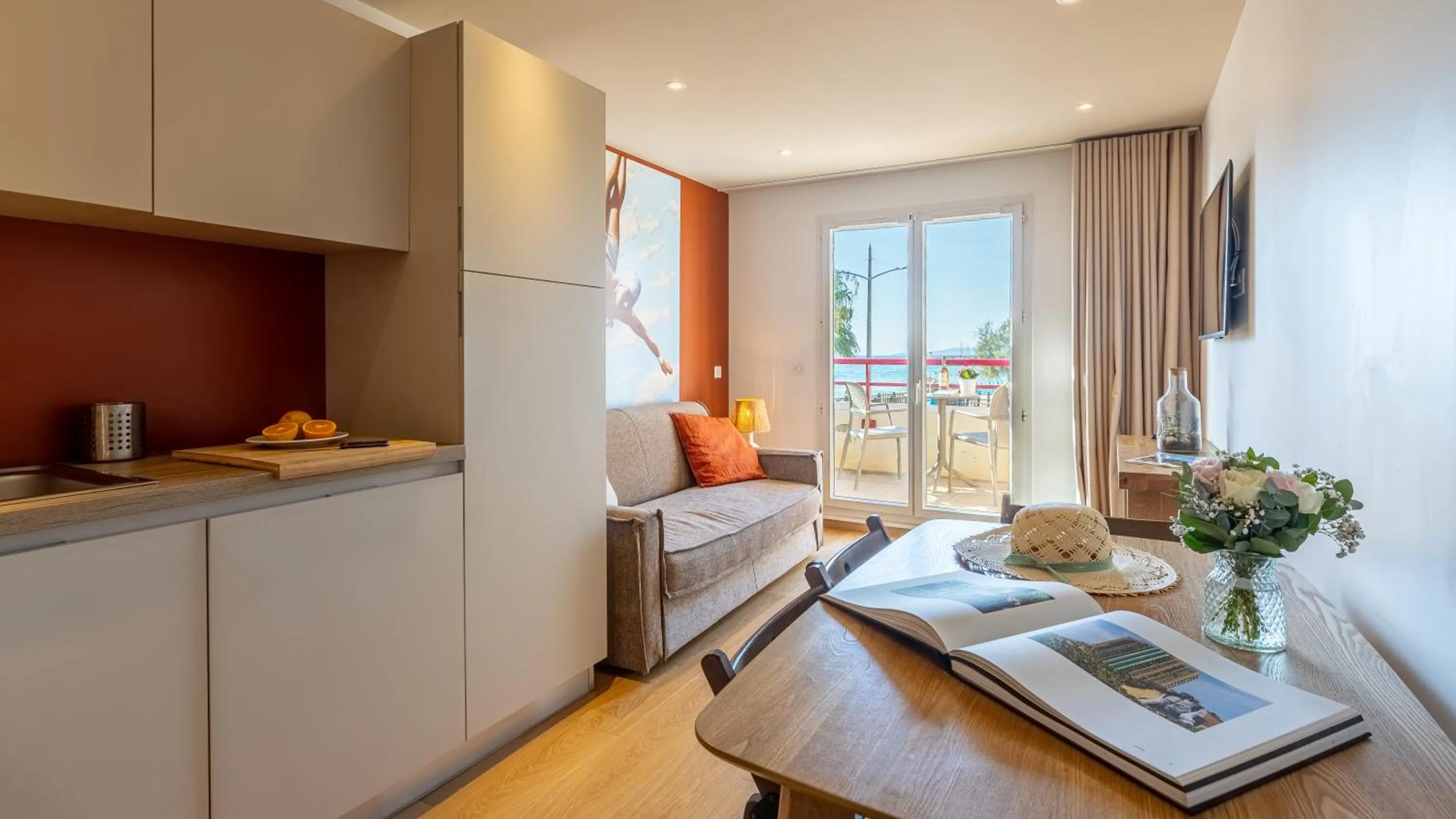 Kitchen or kitchenette in Résidence Kaliopé