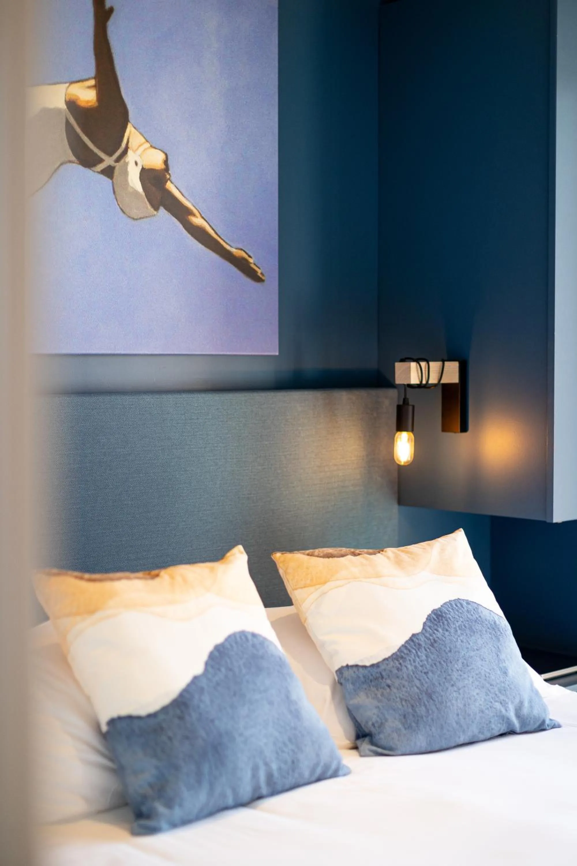 Decorative detail, Bed in Résidence Kaliopé