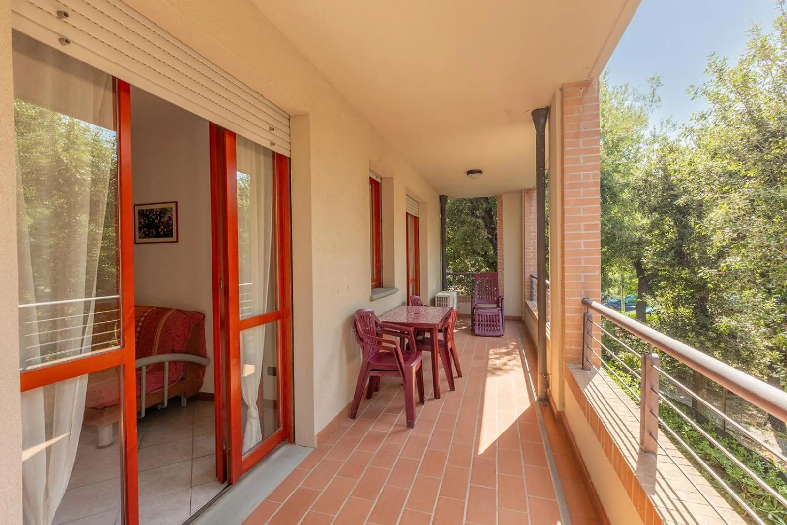 Balcony/Terrace in Villa La Cavaliera