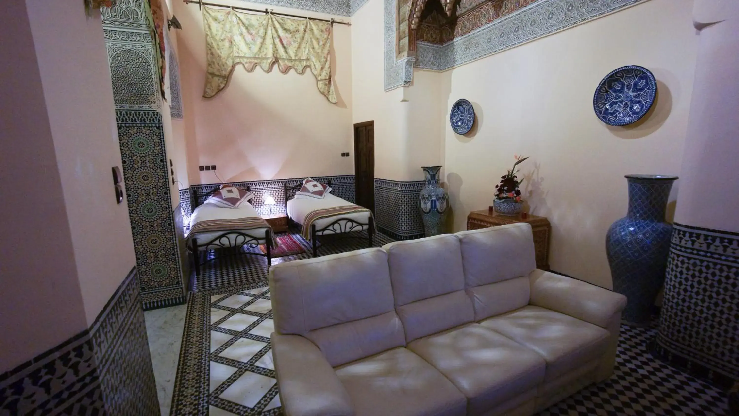 Junior Suite with Twin Bed in Riad Fes Palacete Junior Suite with Twin Bed in Riad Fes Palacete