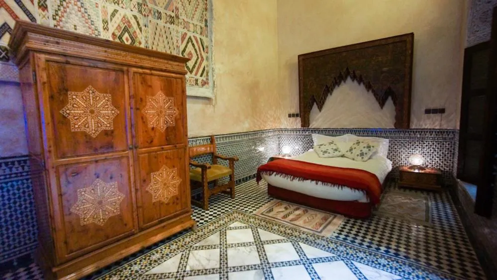 Photo of the whole room, Bed in Riad Fes Palacete