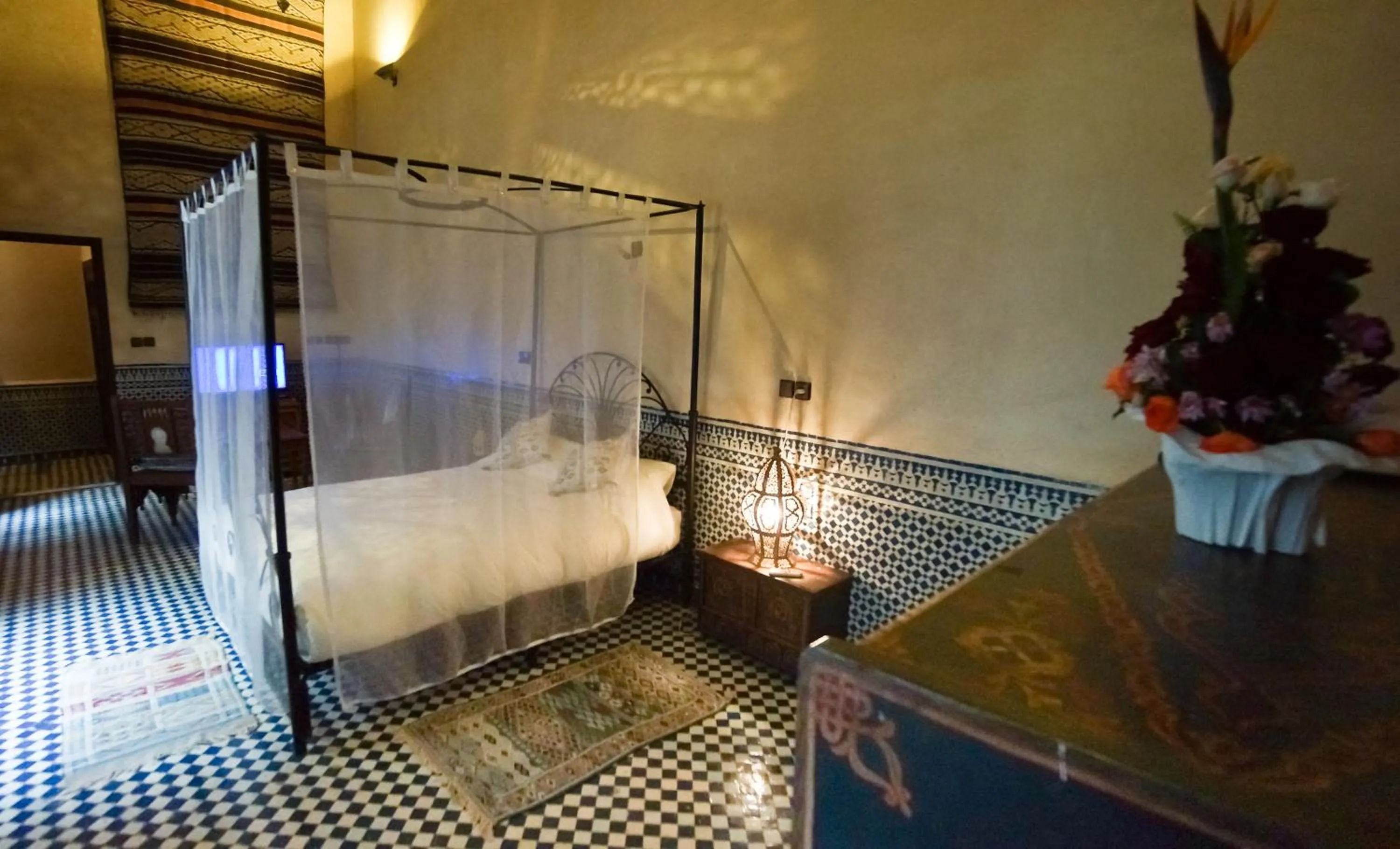 Bedroom, Bed in Riad Fes Palacete