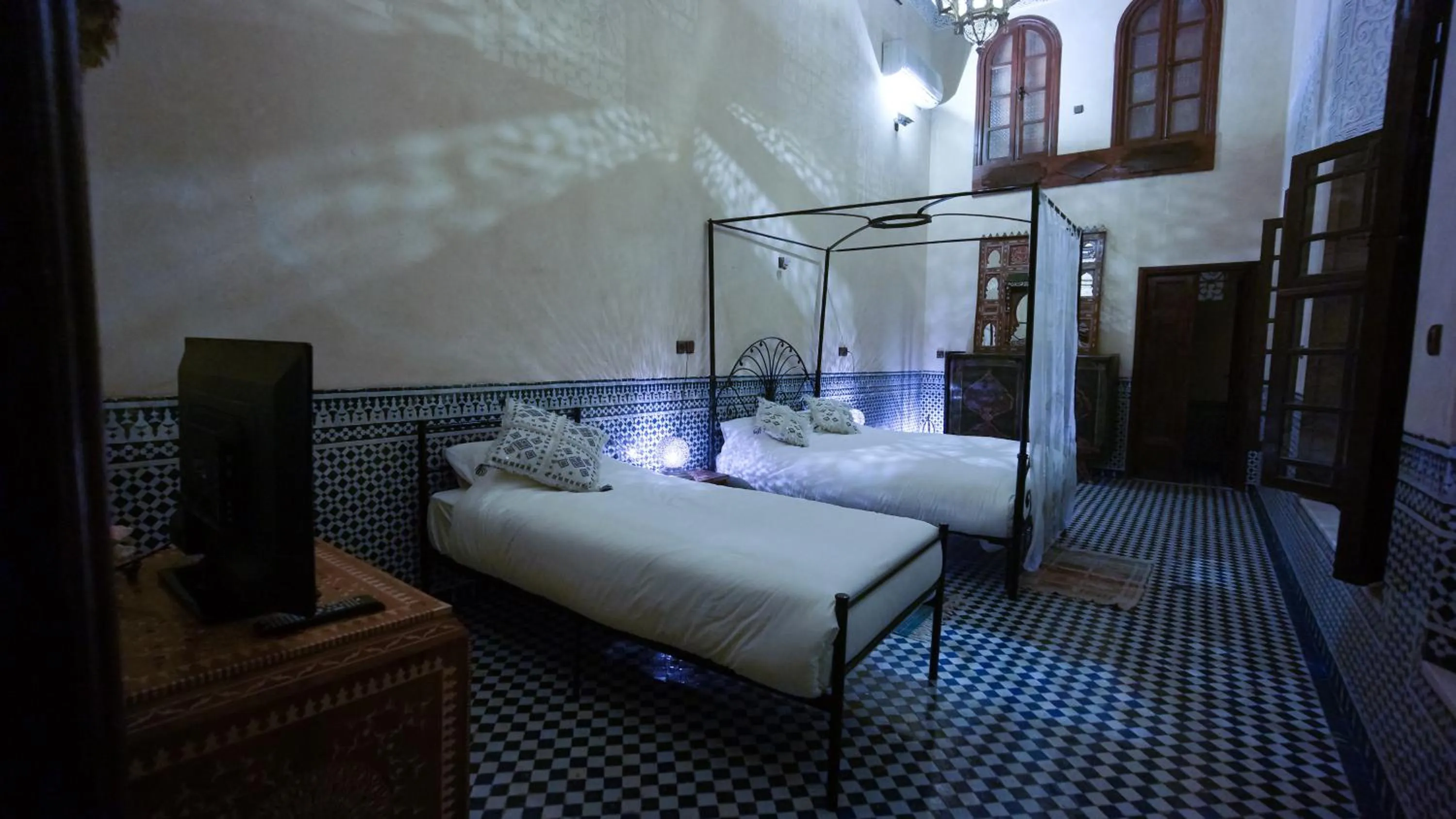 Bedroom, Bed in Riad Fes Palacete