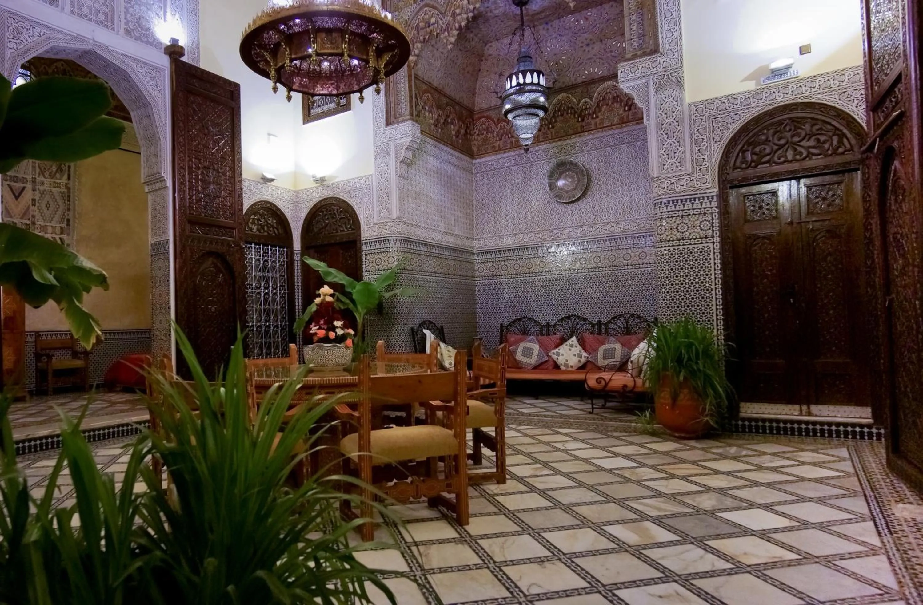 Patio in Riad Fes Palacete