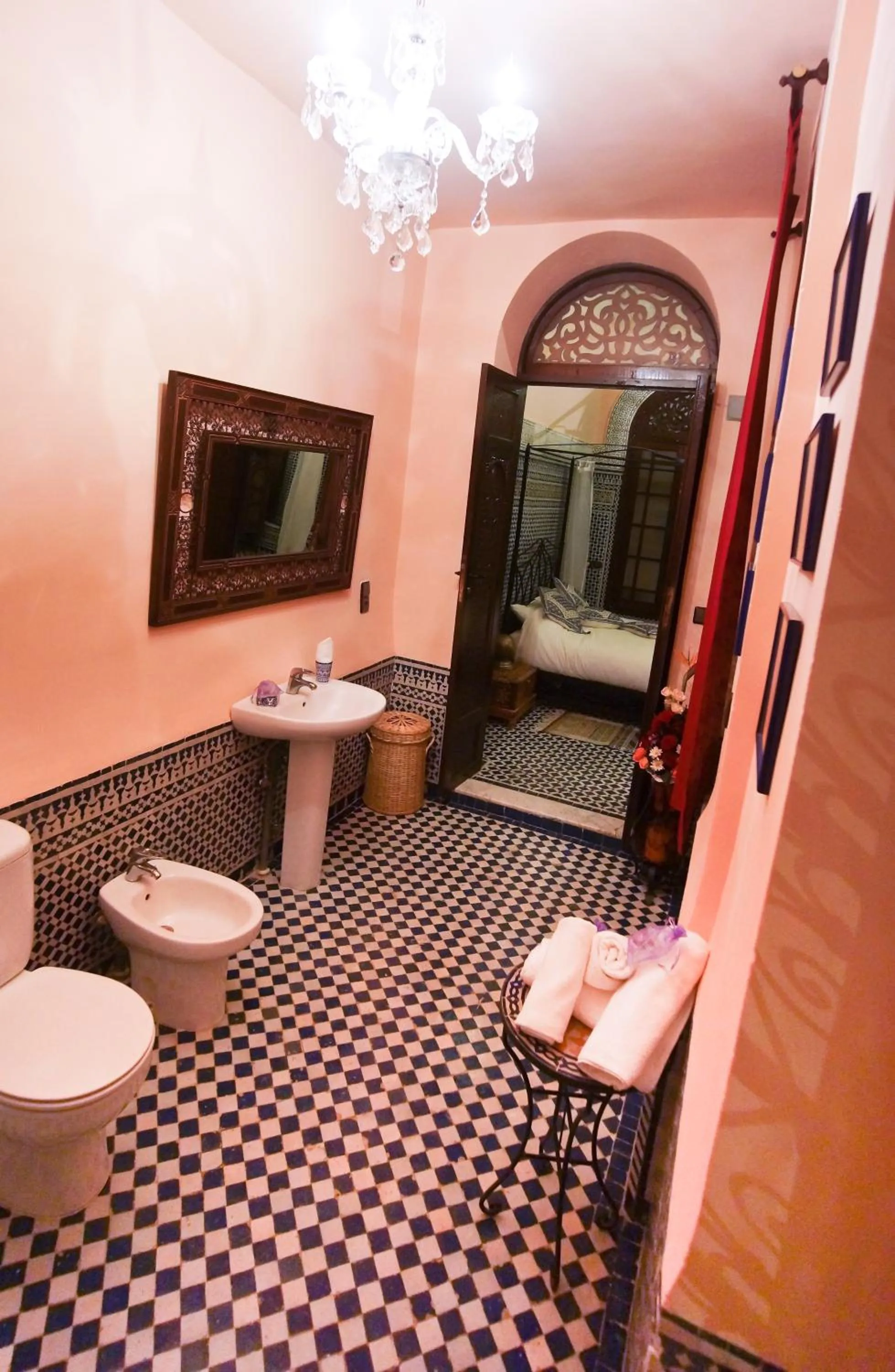 Bathroom in Riad Fes Palacete