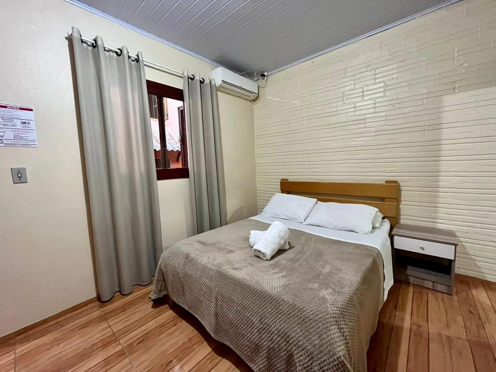 Bed in Pousada Barth