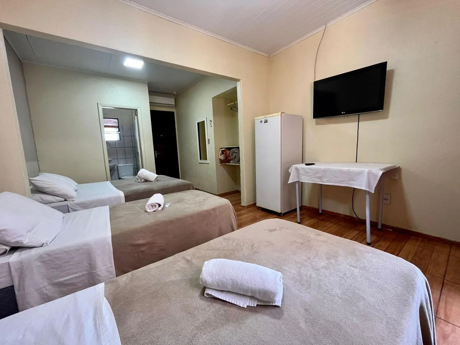 Bed in Pousada Barth