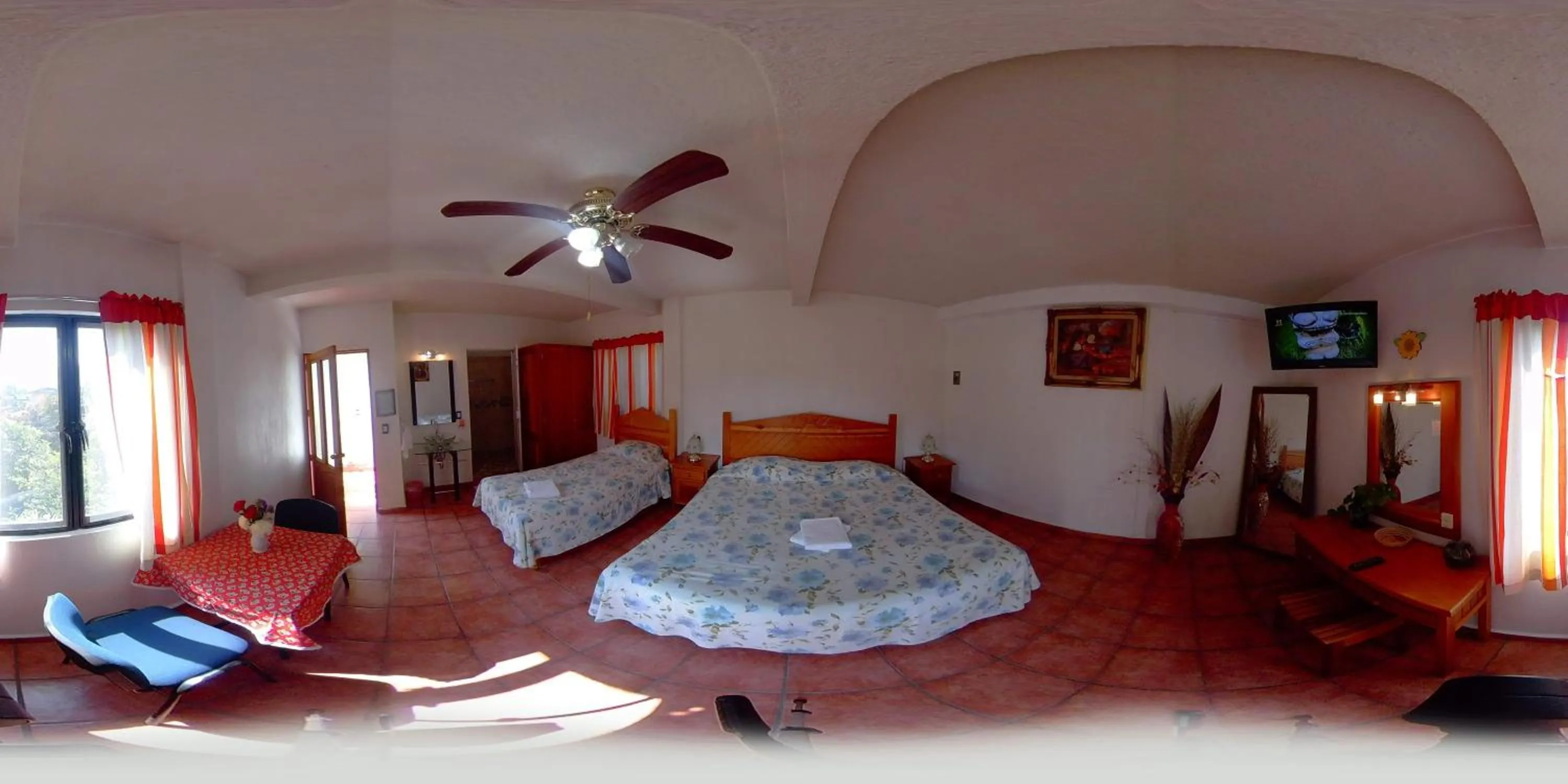 Bed in Posada Cuallicochi