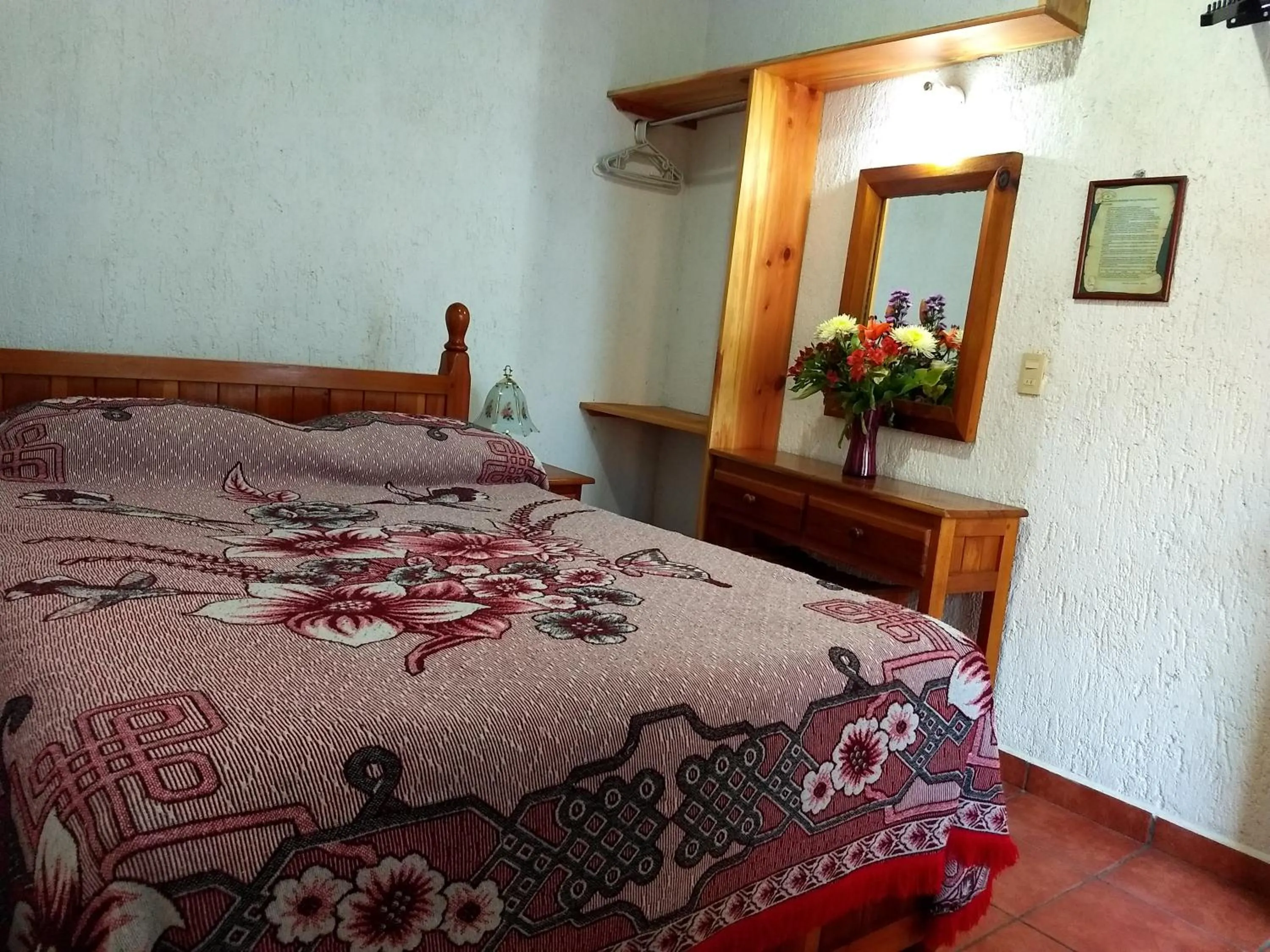 Bed in Posada Cuallicochi