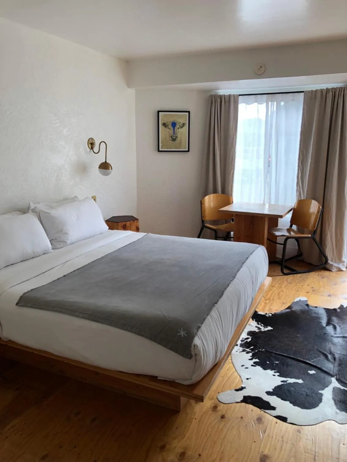 Bed in Alamo Motel