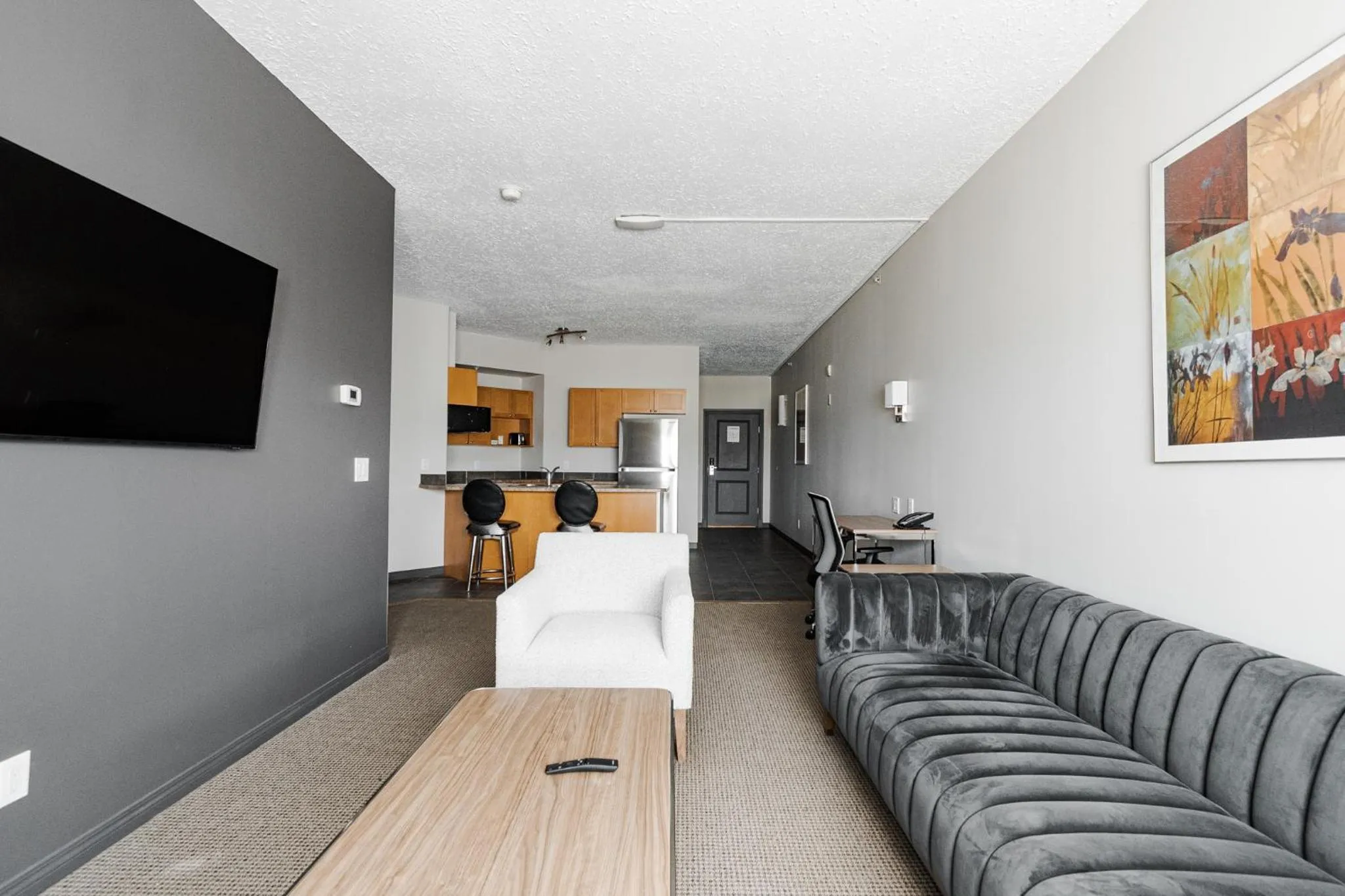 Living room in Premier Residence - Fort McMurray