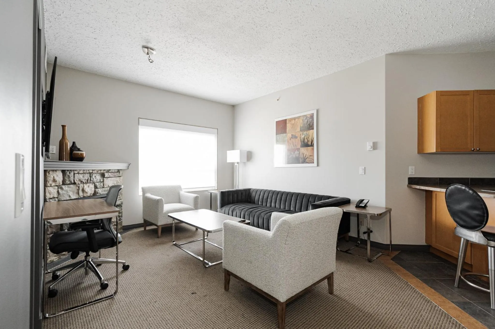 Living room in Premier Residence - Fort McMurray