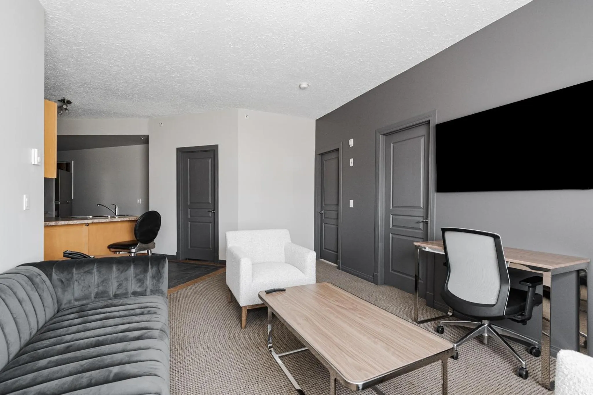 Living room in Premier Residence - Fort McMurray