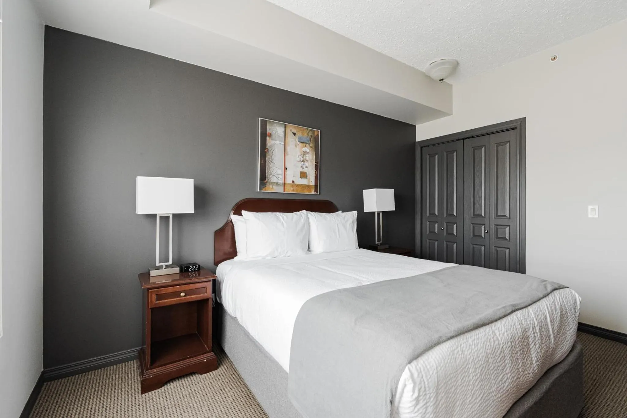 Bedroom, Bed in Premier Residence - Fort McMurray
