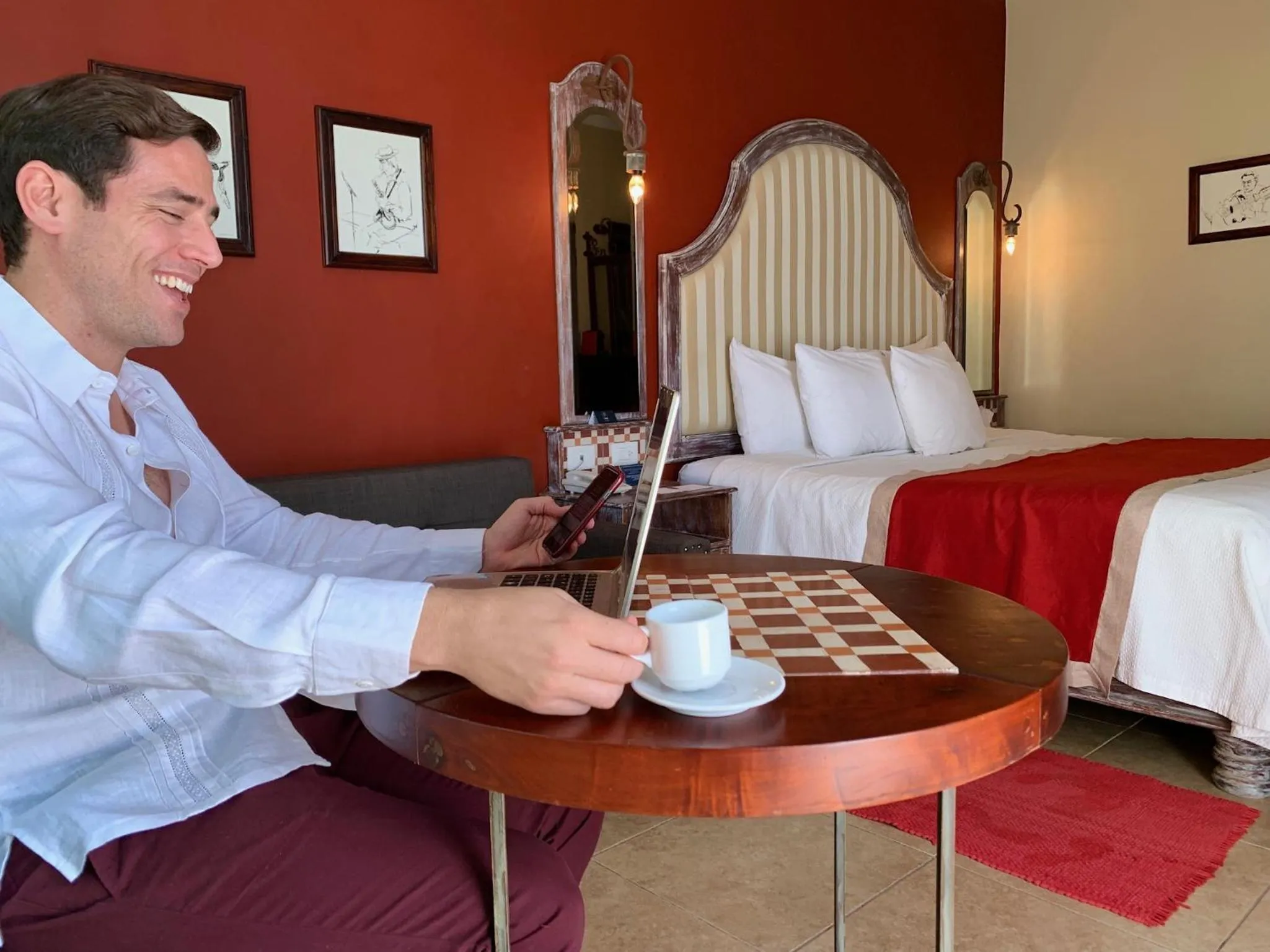 Balcony/Terrace, Bed in Casa Italia Luxury Guest House - Adults Only