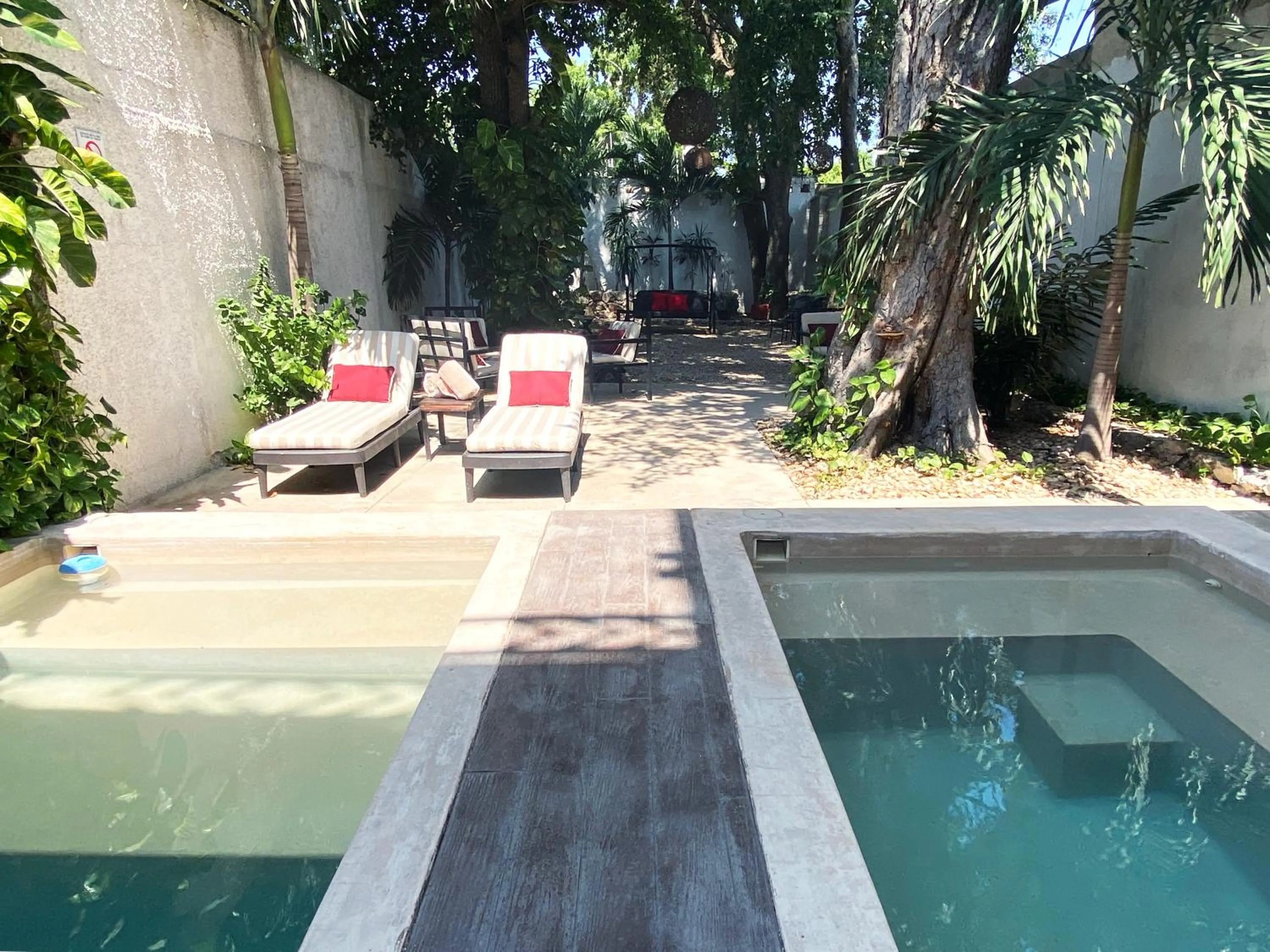 Inner courtyard view in Casa Italia Luxury Guest House - Adults Only