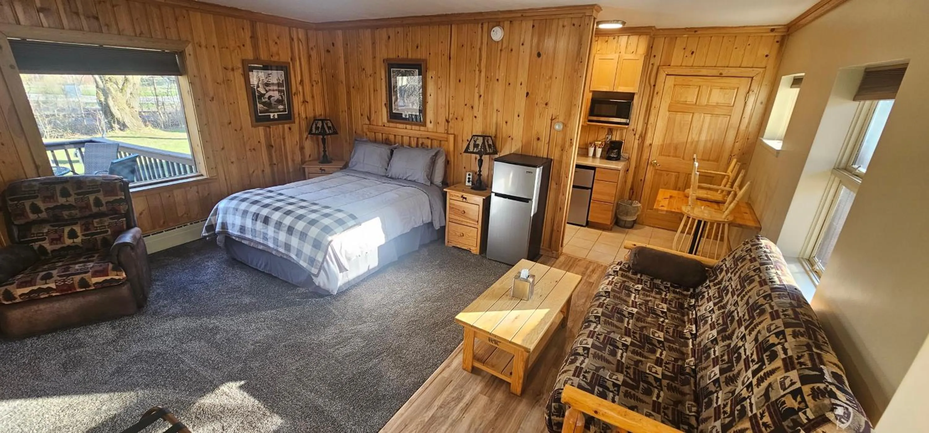 Bed in Willard Munger Inn