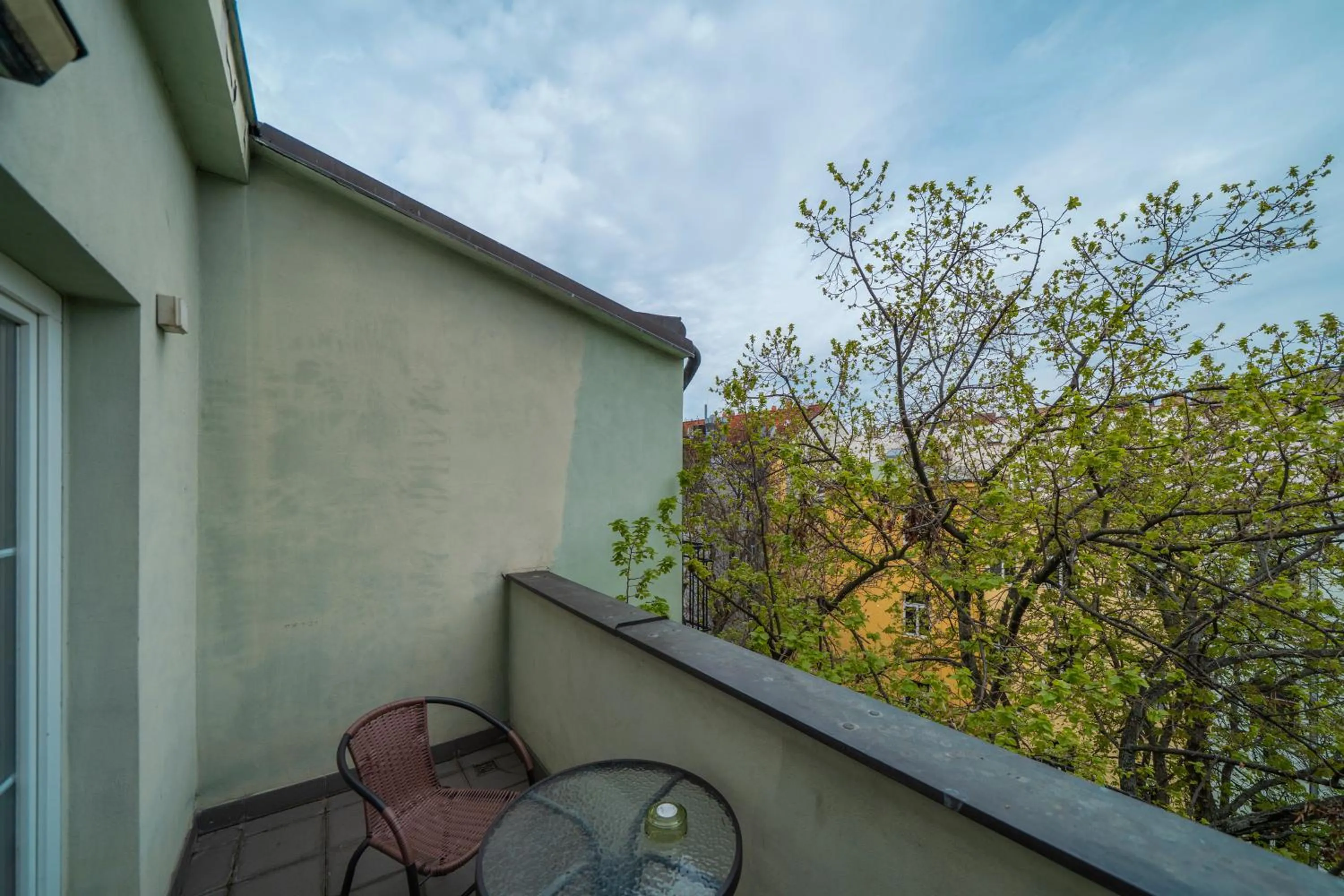 Balcony/Terrace in Hotel Raffaello Prague