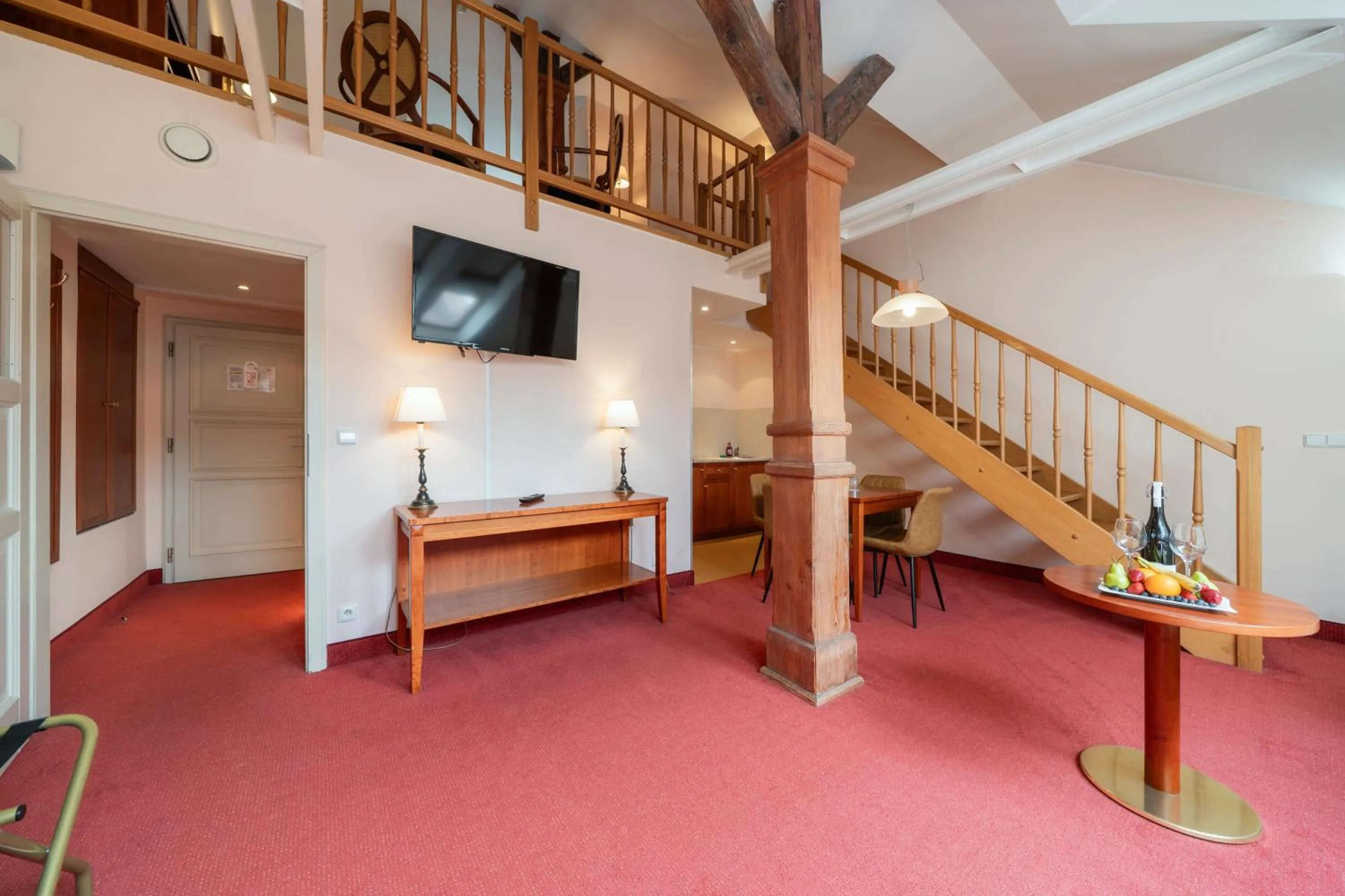 Living room in Hotel Raffaello Prague
