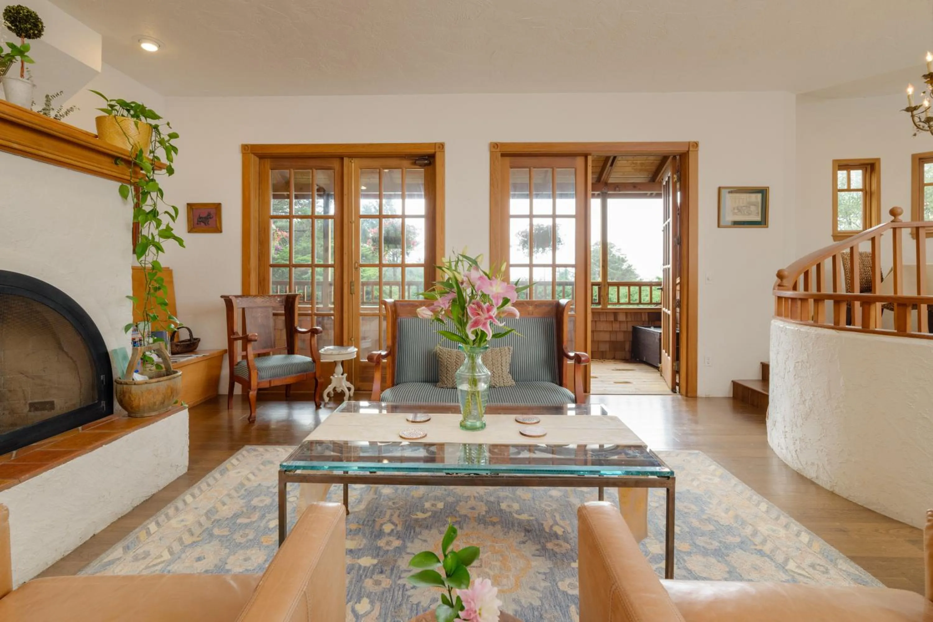 Balcony/Terrace in Arch Cape Inn and Retreat