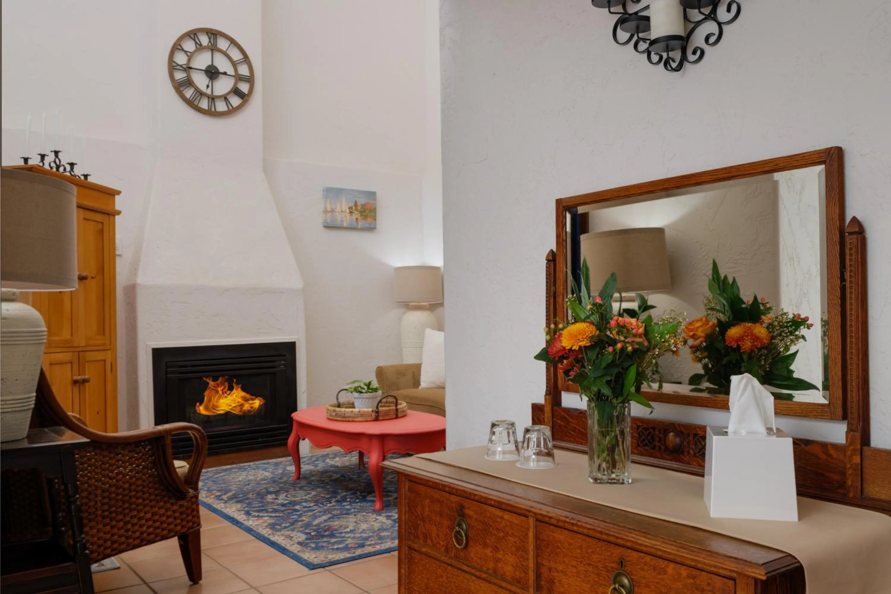Seating area in Arch Cape Inn and Retreat