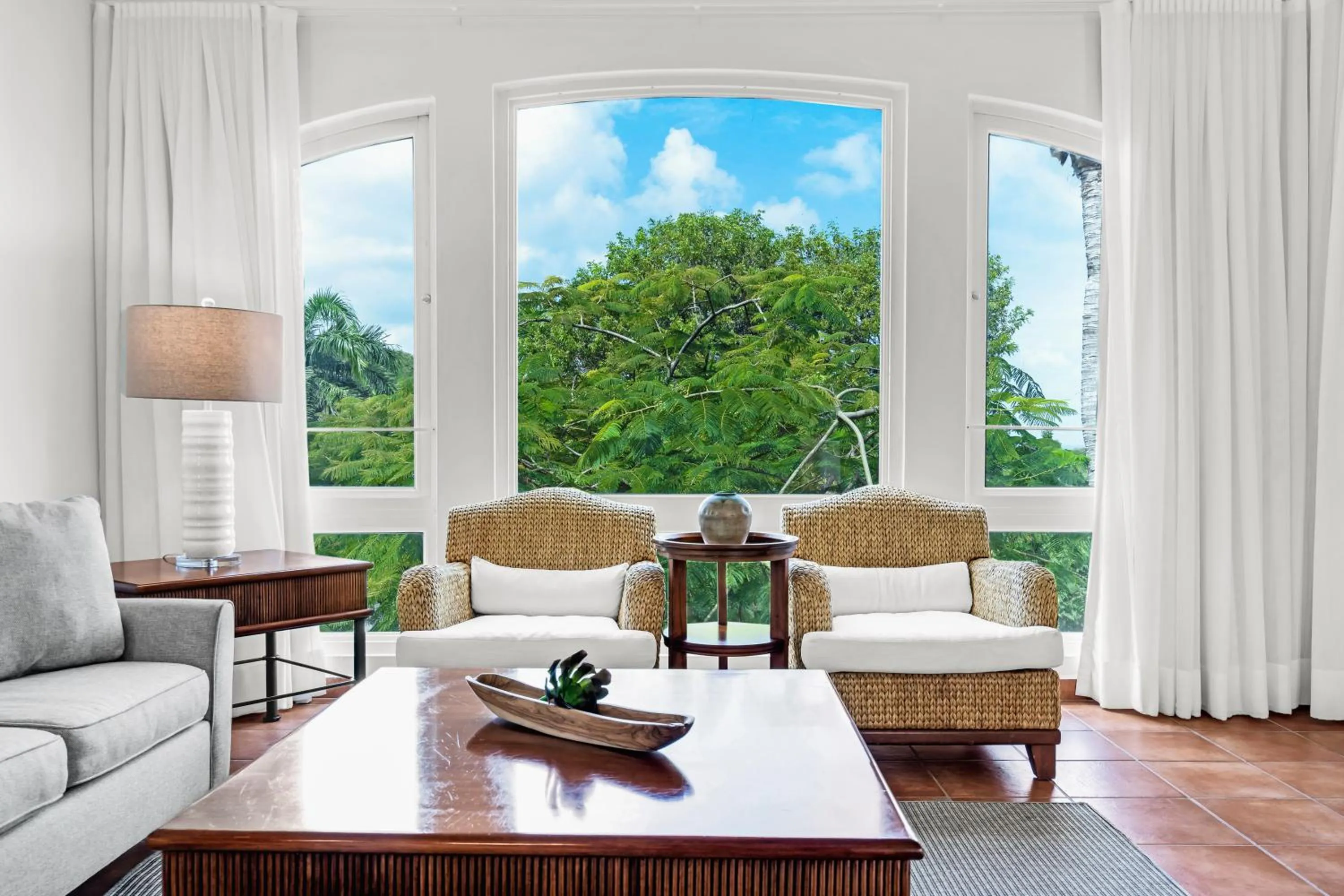 Living room in Las Casitas Village at El Conquistador