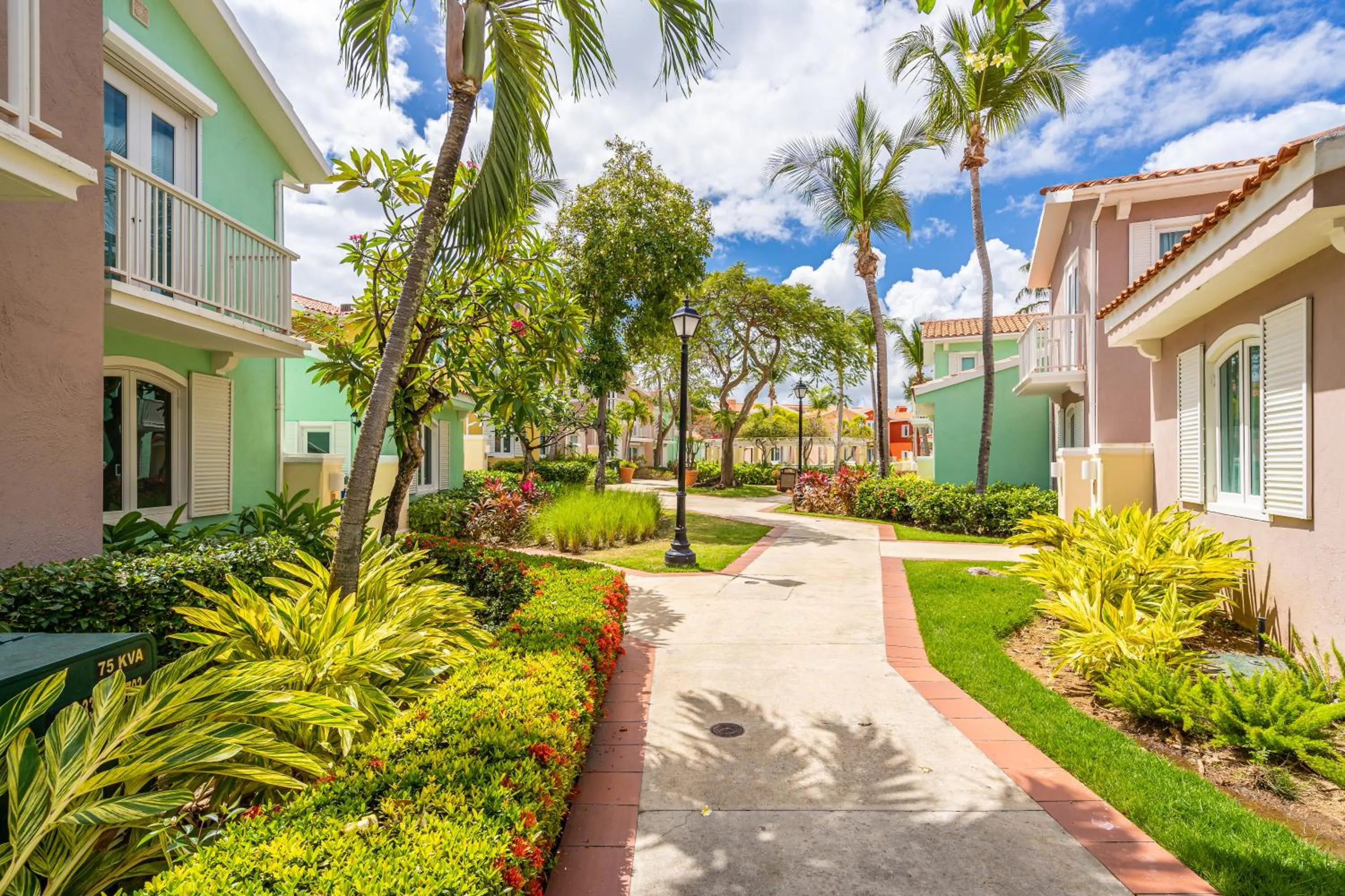 Garden in Las Casitas Village at El Conquistador