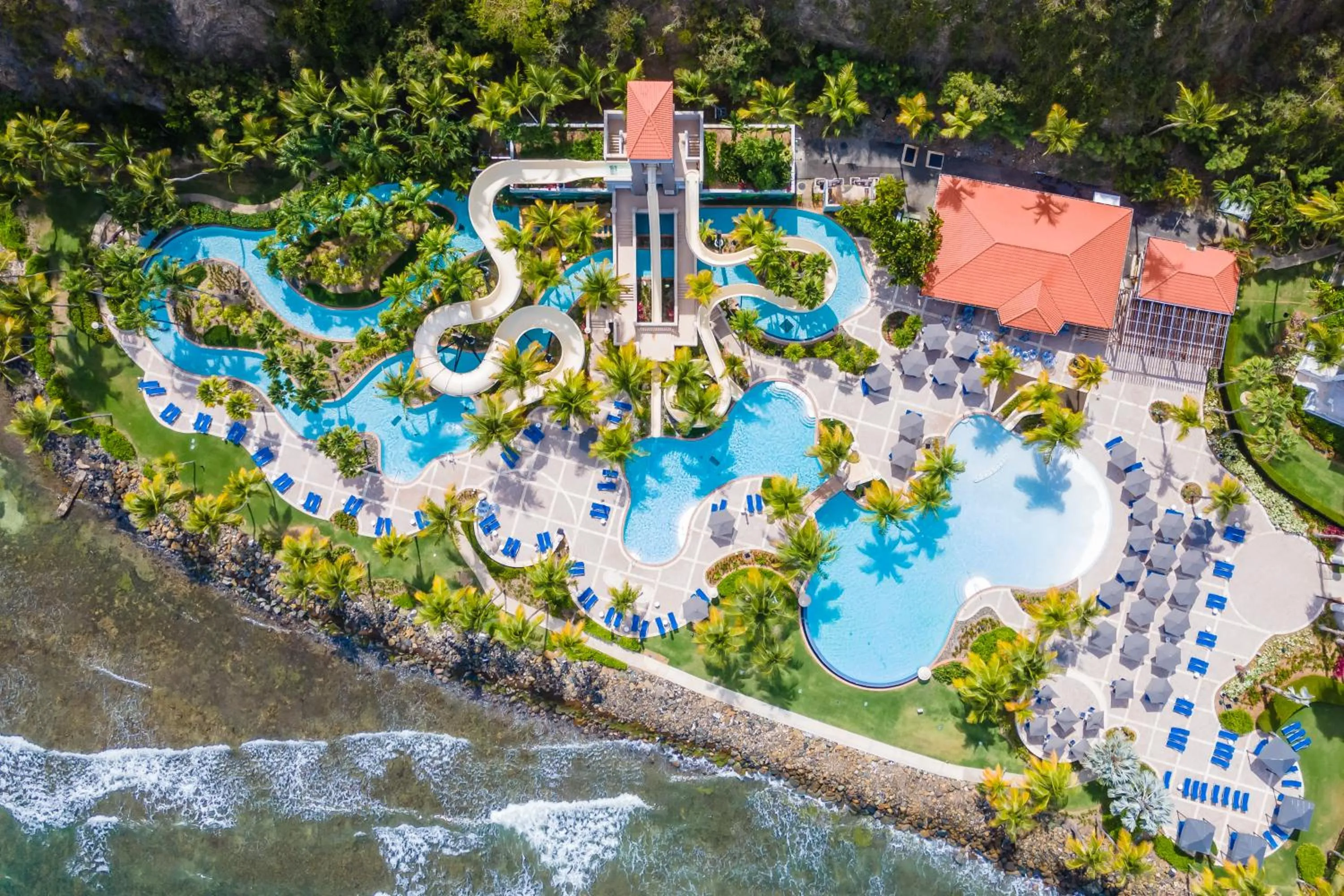 Aqua park in Las Casitas Village at El Conquistador