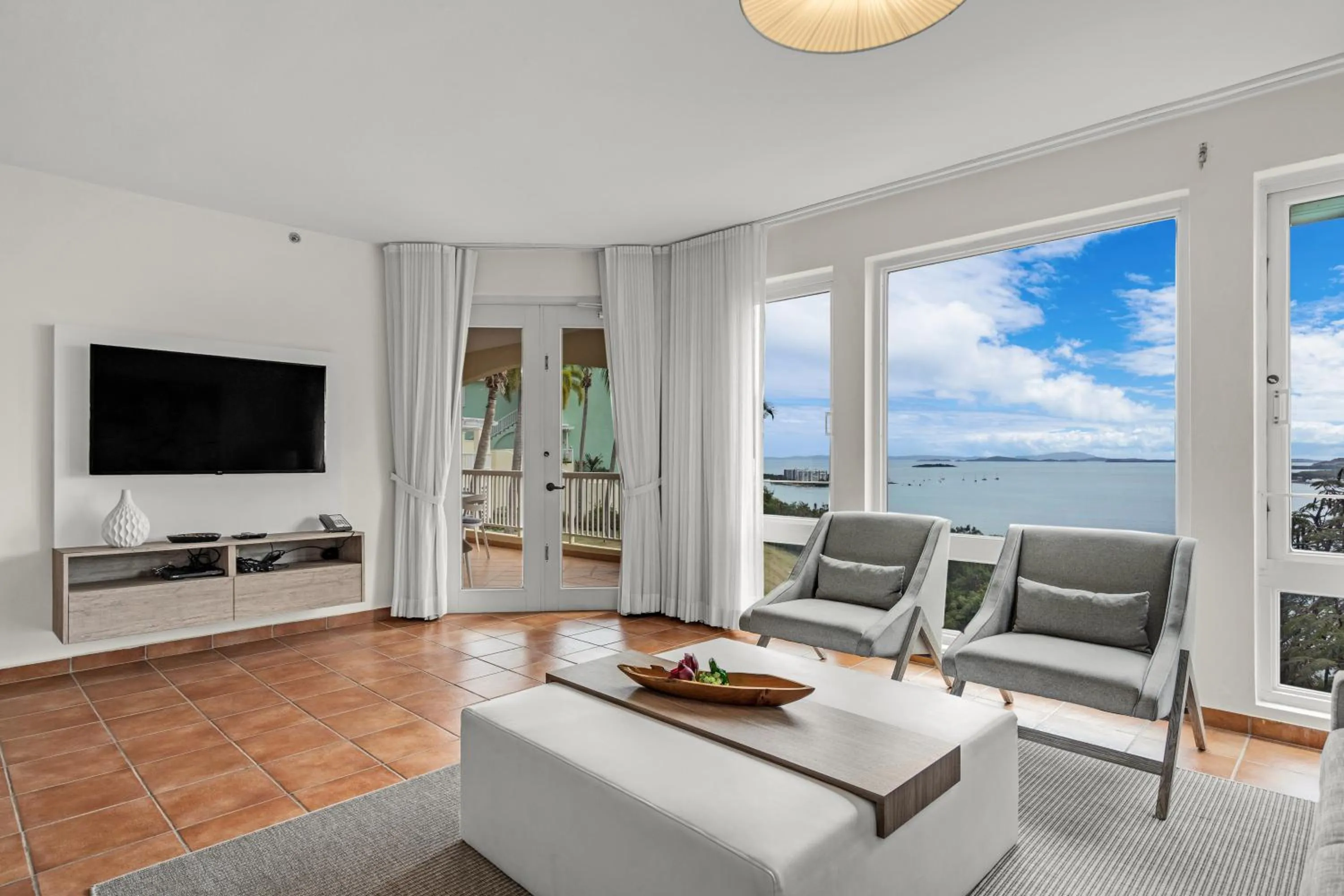 Seating area in Las Casitas Village at El Conquistador