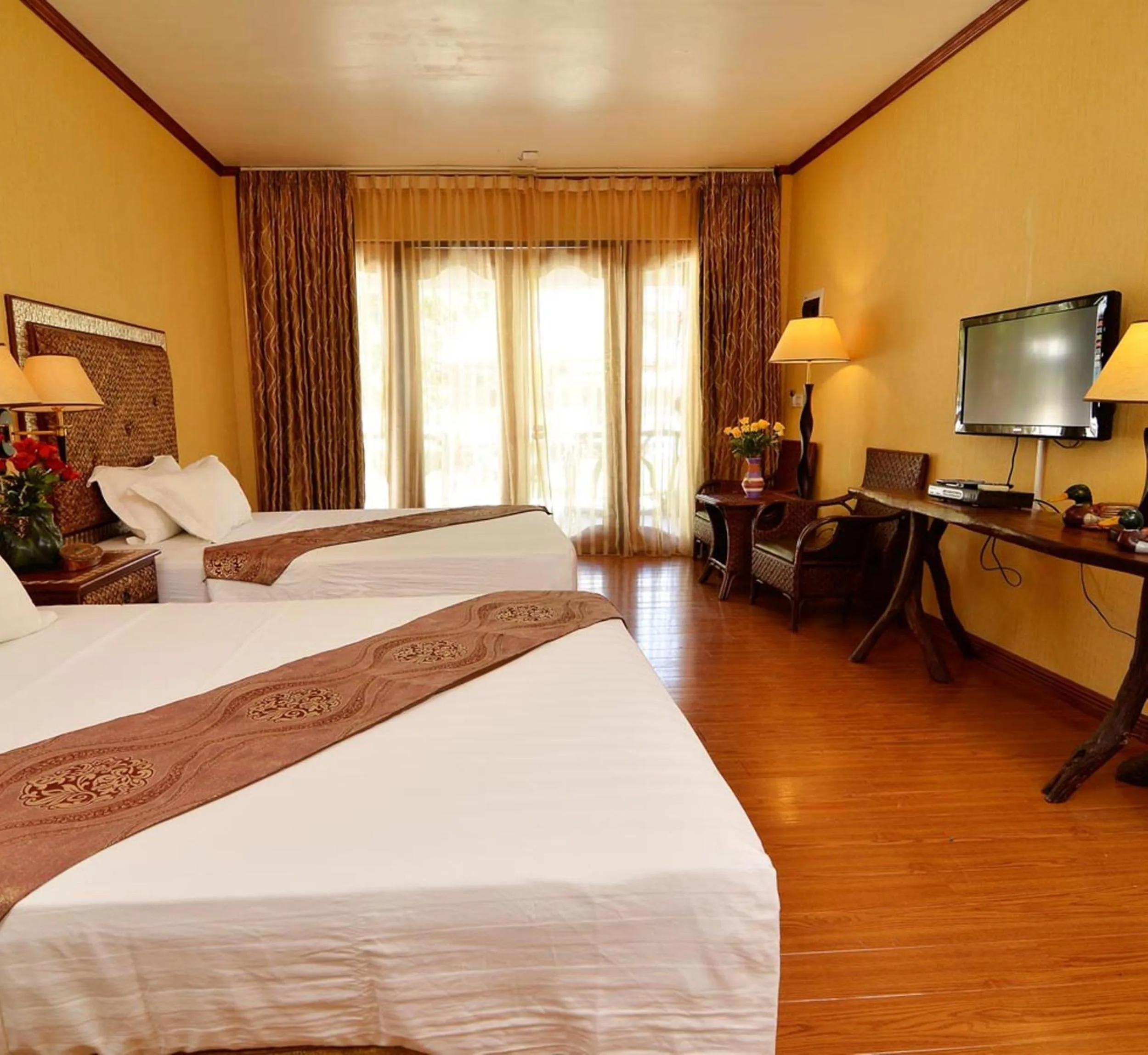 Bedroom, Bed in Malapascua Legend Water Sports and Resort