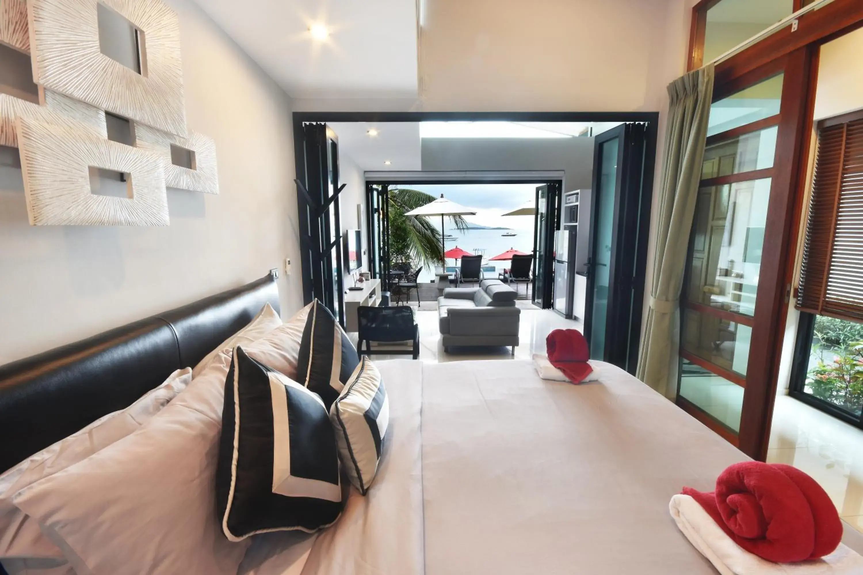 View (from property/room), Bed in Villa Labaron View (from property/room), Bed in Villa Labaron