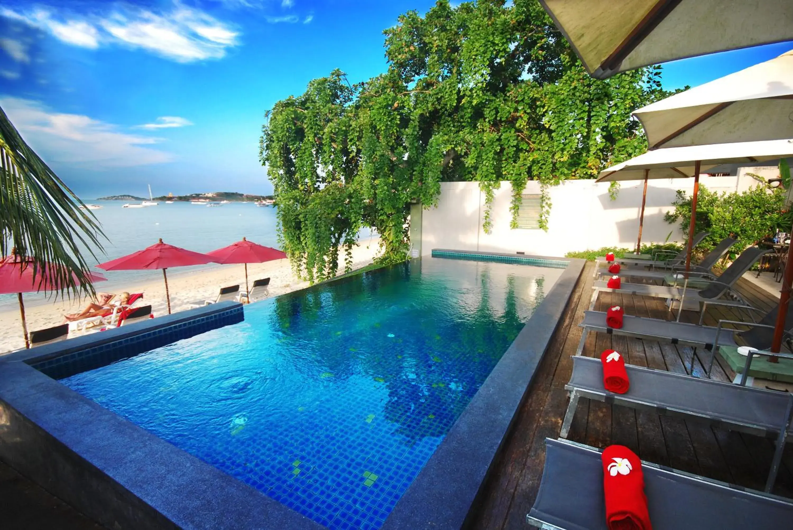 Pool view in Villa Labaron Pool view in Villa Labaron