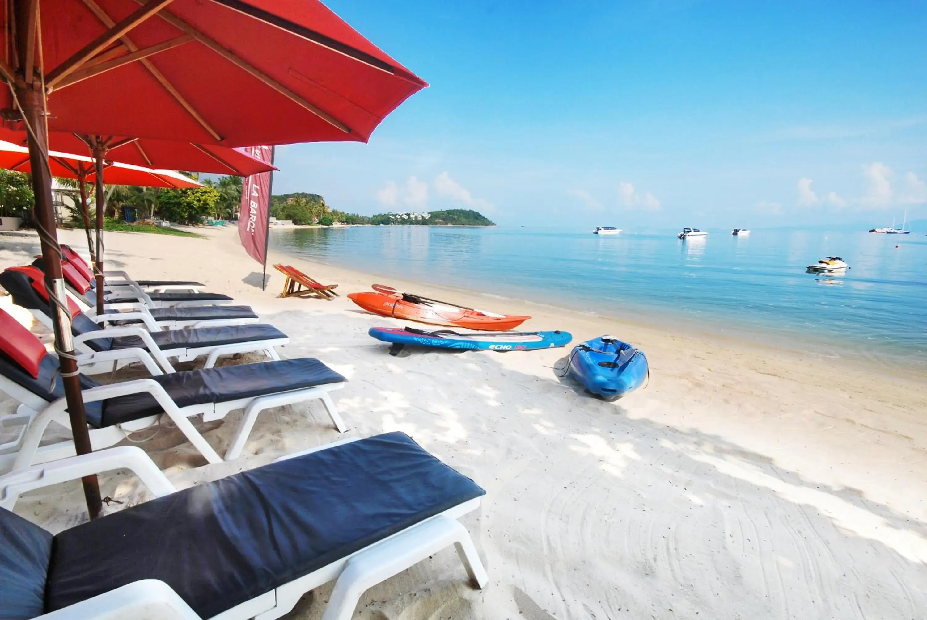 Beach in Villa Labaron Beach in Villa Labaron