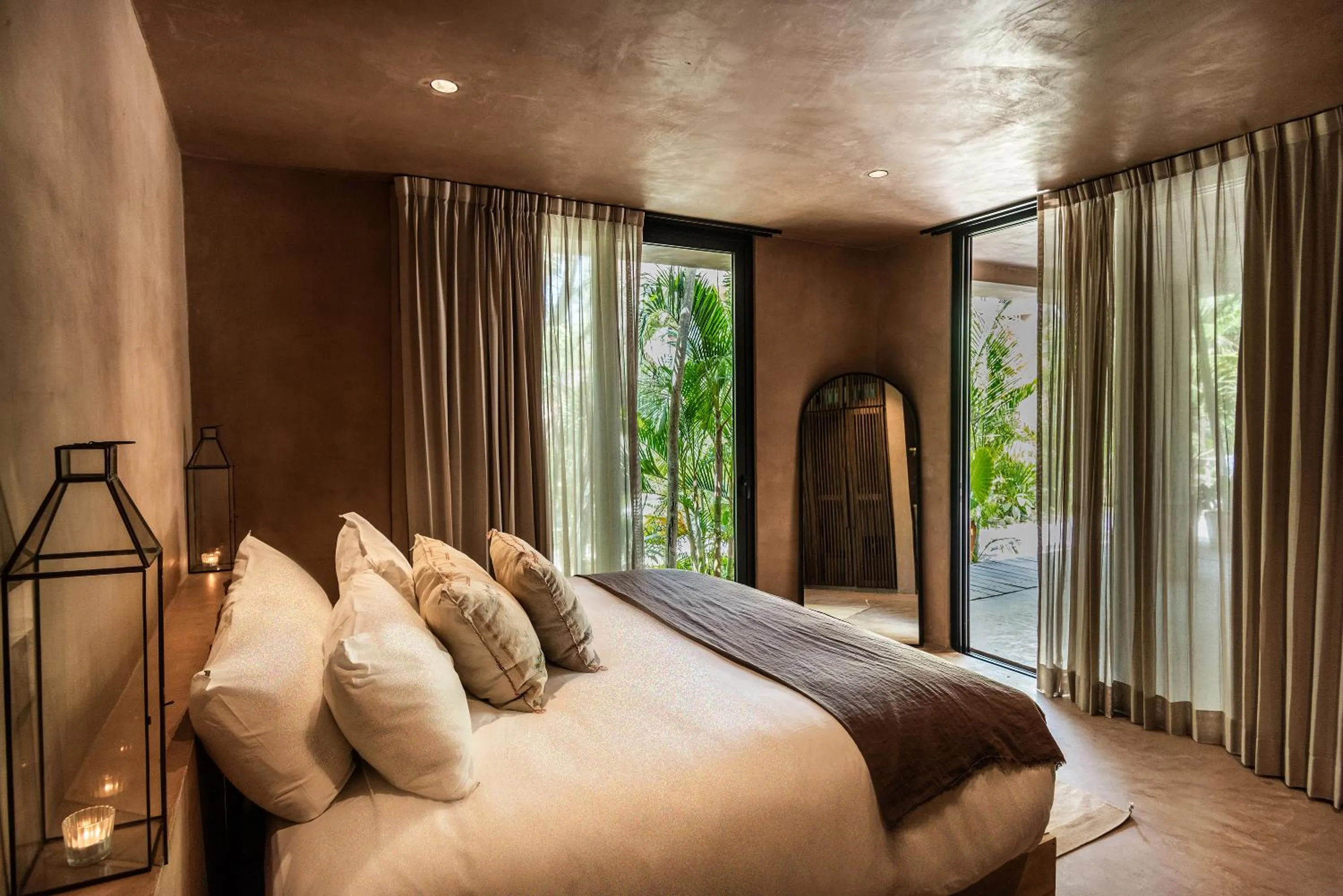 Bed in Xela Tulum, a Member of Design Hotels