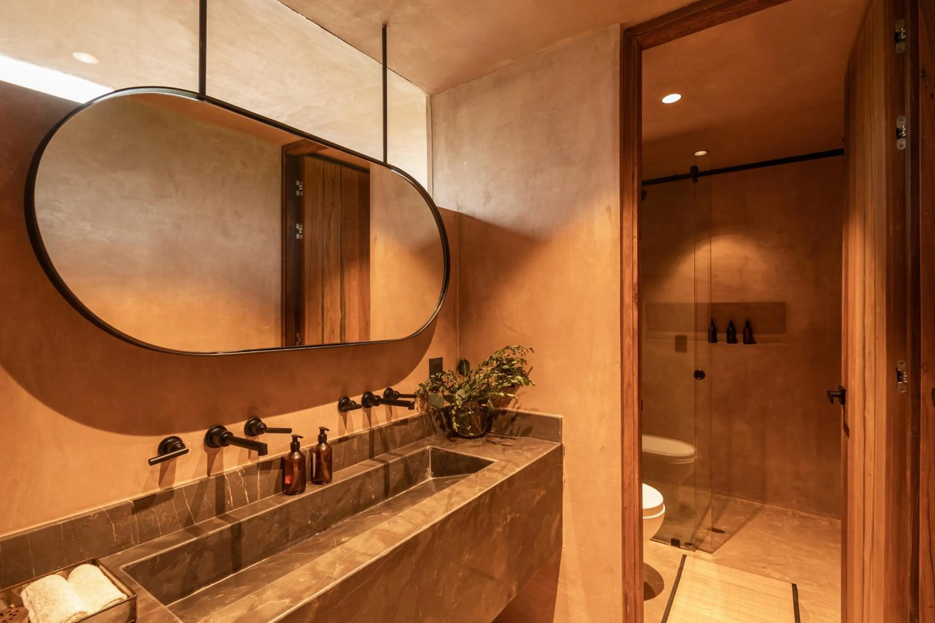 Shower in Xela Tulum, a Member of Design Hotels