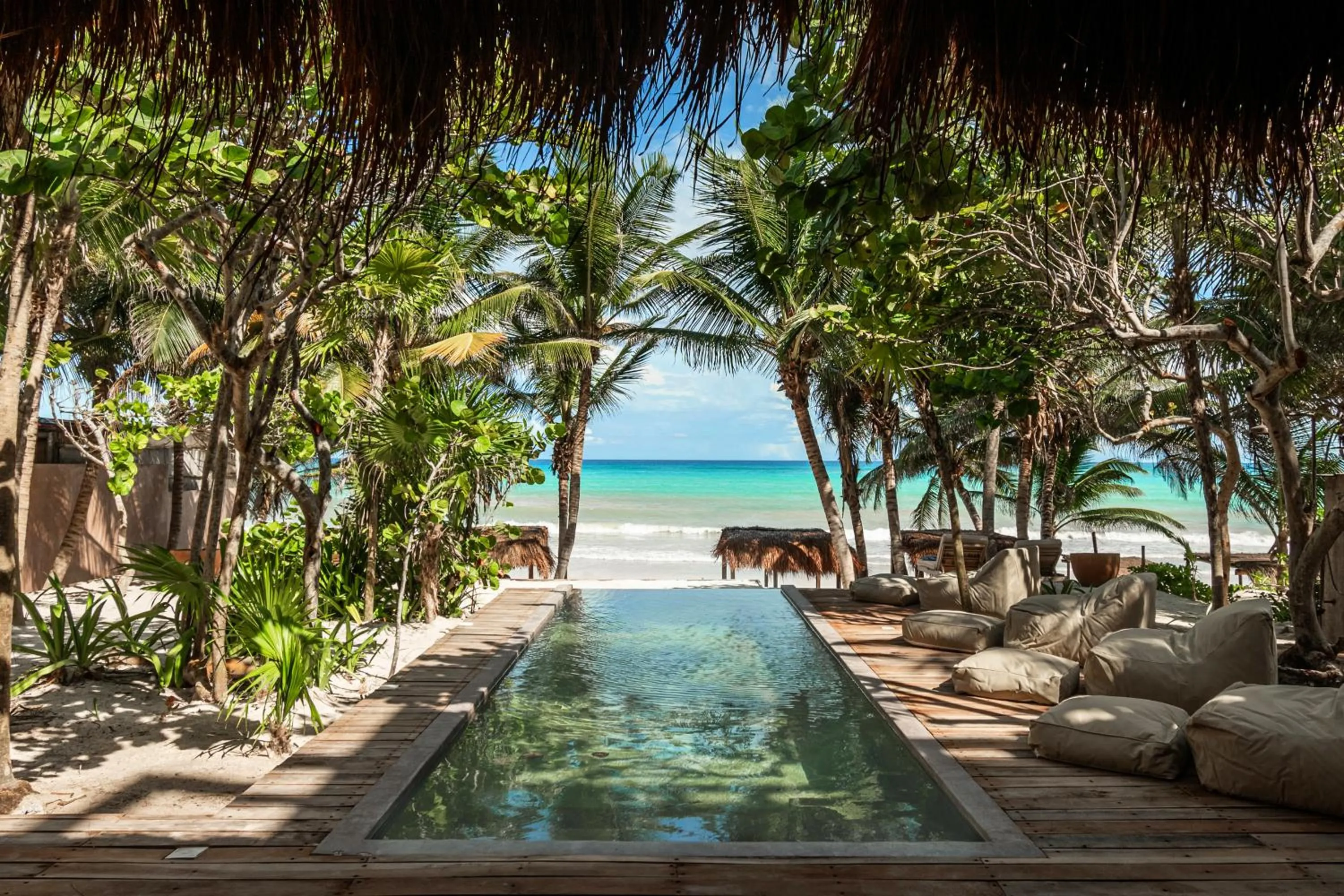 Pool view in Xela Tulum, a Member of Design Hotels