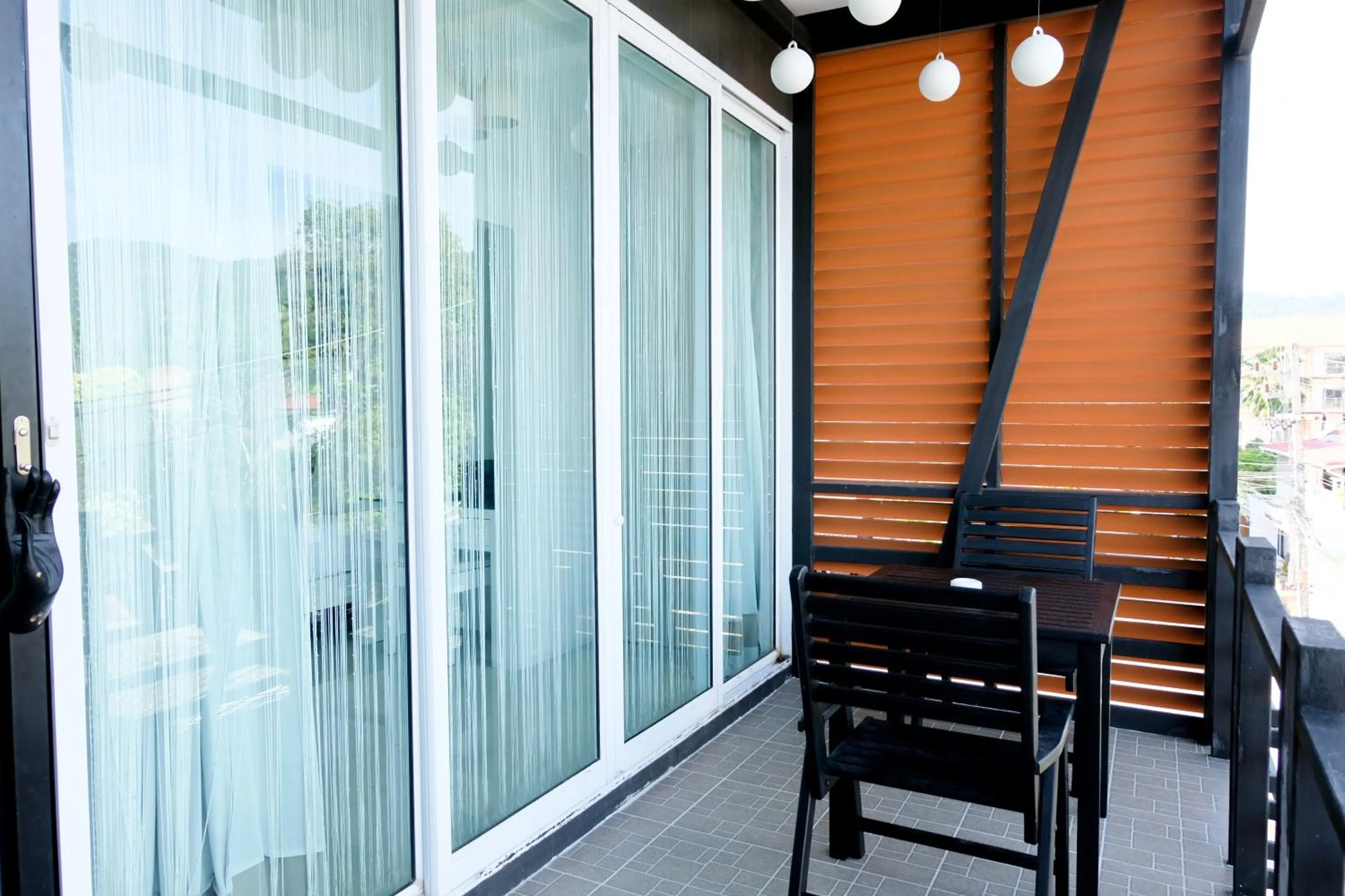 Balcony/Terrace in Baanpoon Apartment
