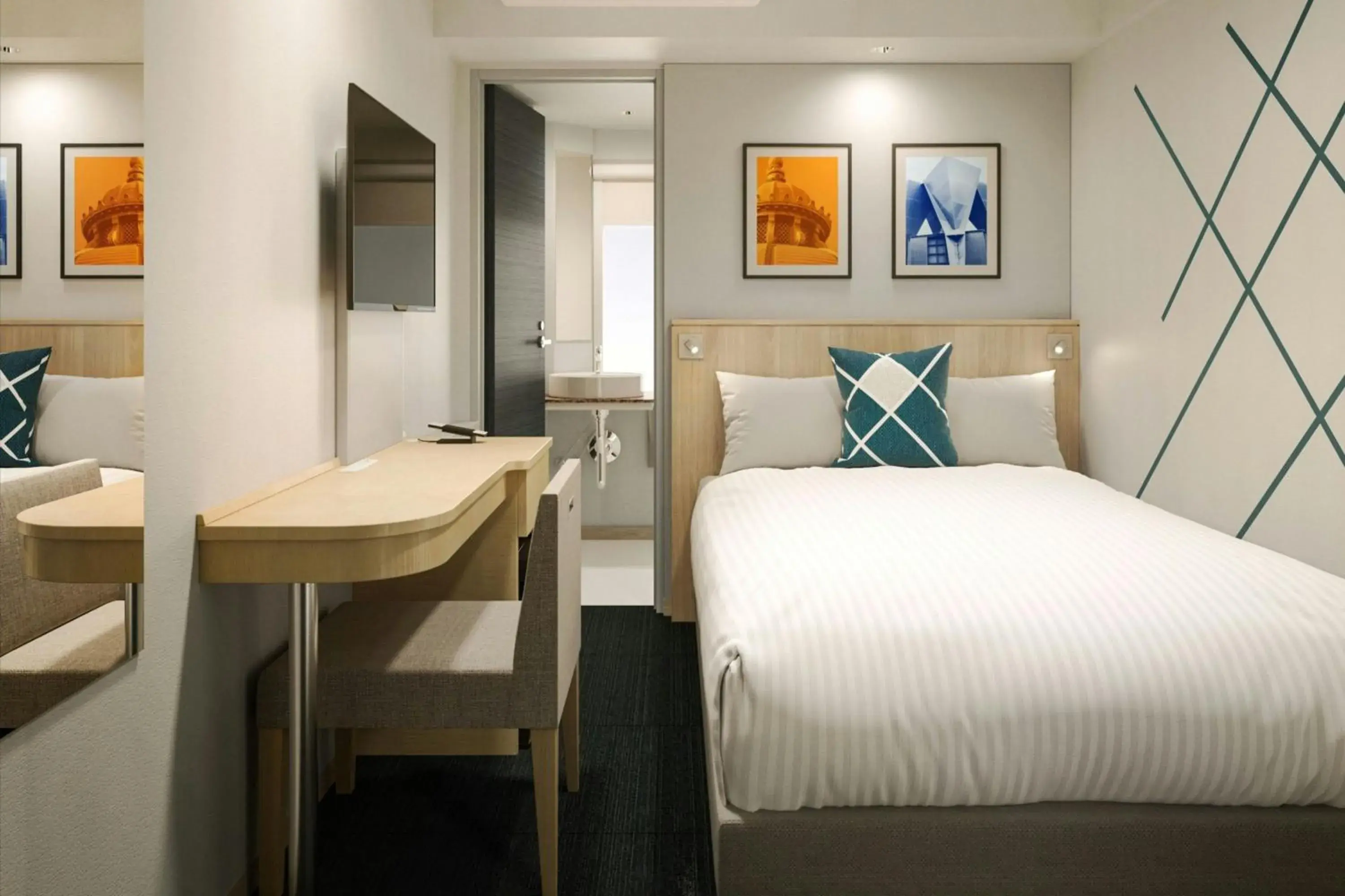 Photo of the whole room, Bed in Four Points Flex by Sheraton Tokyo Ueno Photo of the whole room, Bed in Four Points Flex by Sheraton Tokyo Ueno