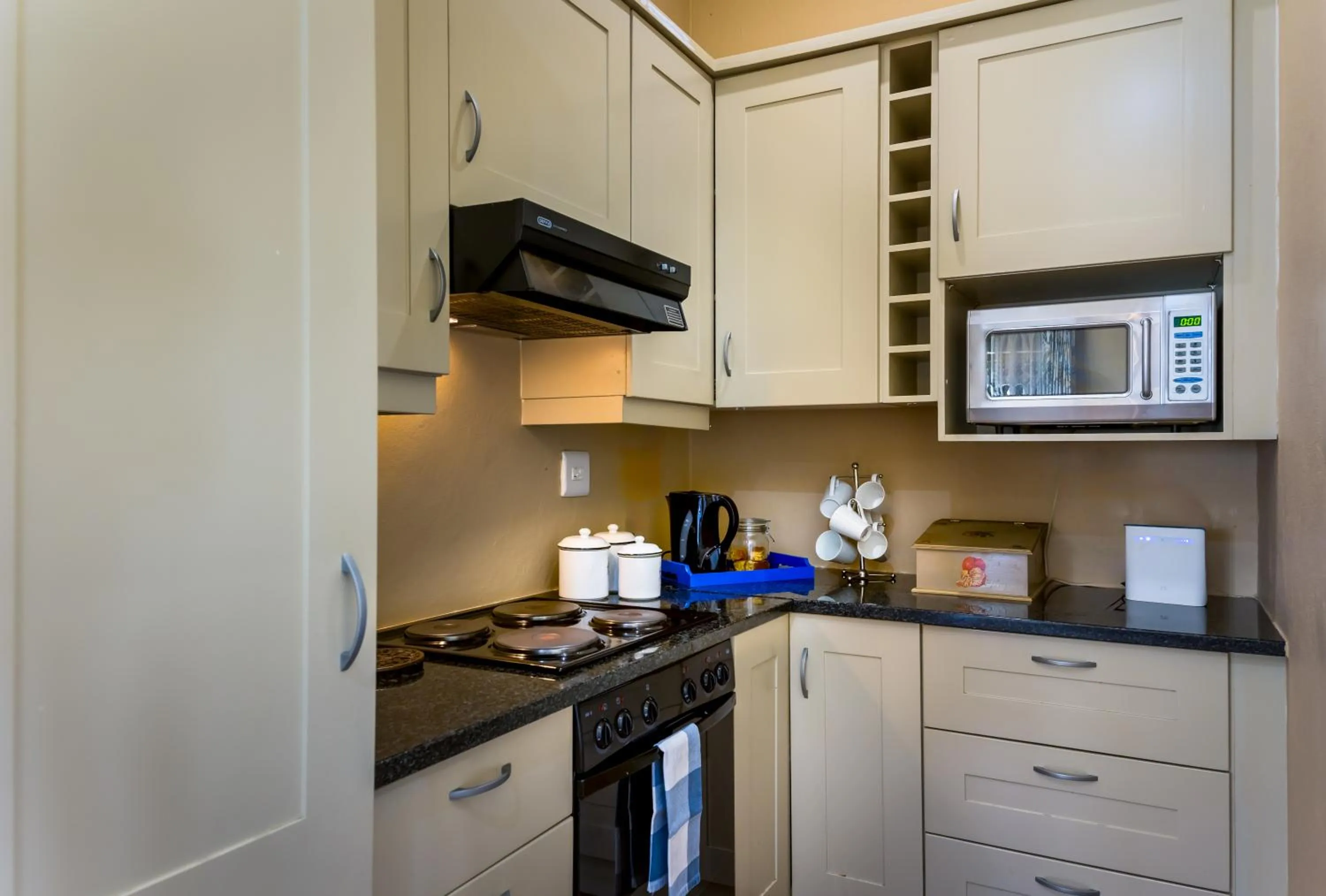 kitchen in The Rose Cottage B&B