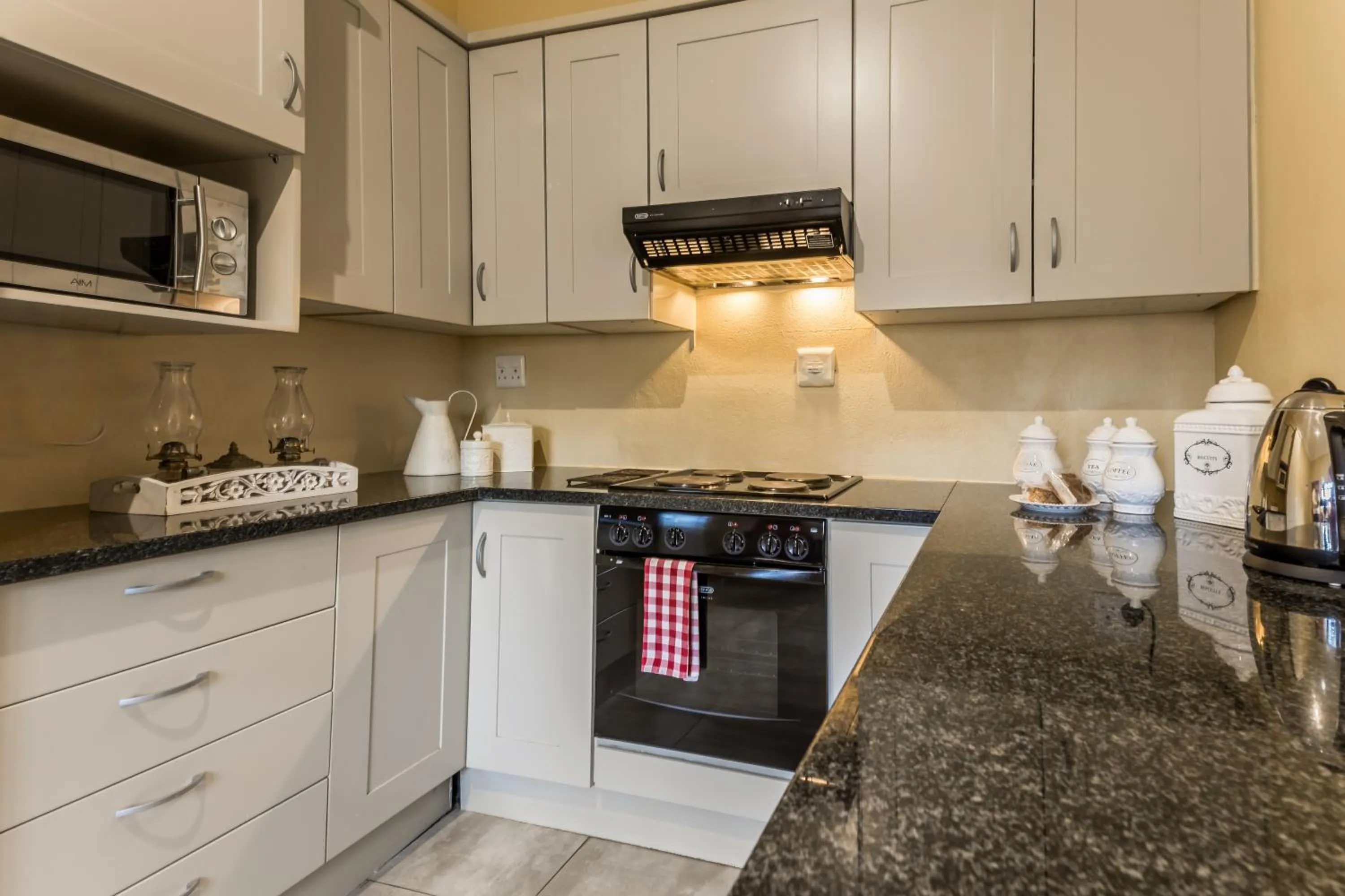 kitchen in The Rose Cottage B&B