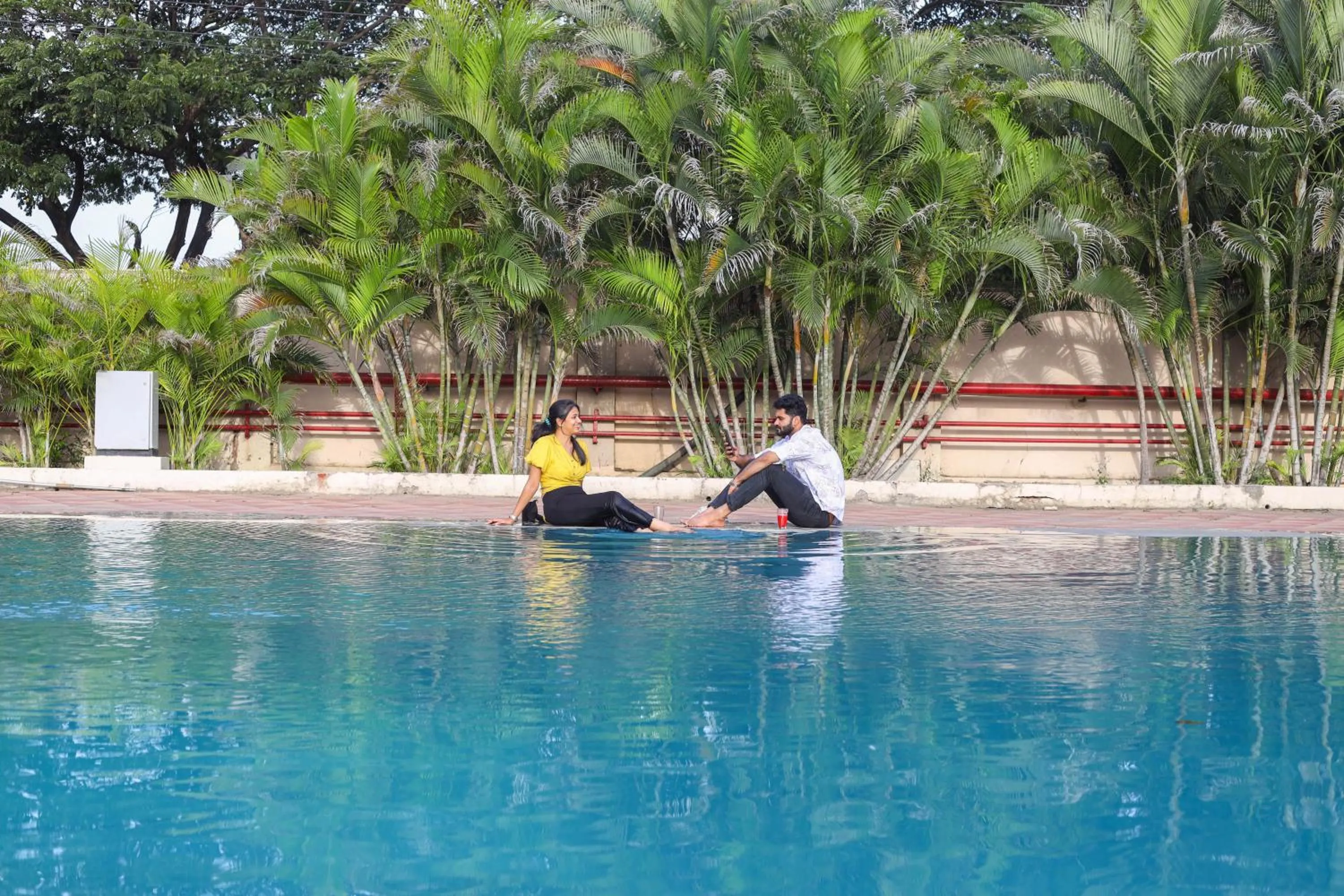 Garden view in Jenneys Residency