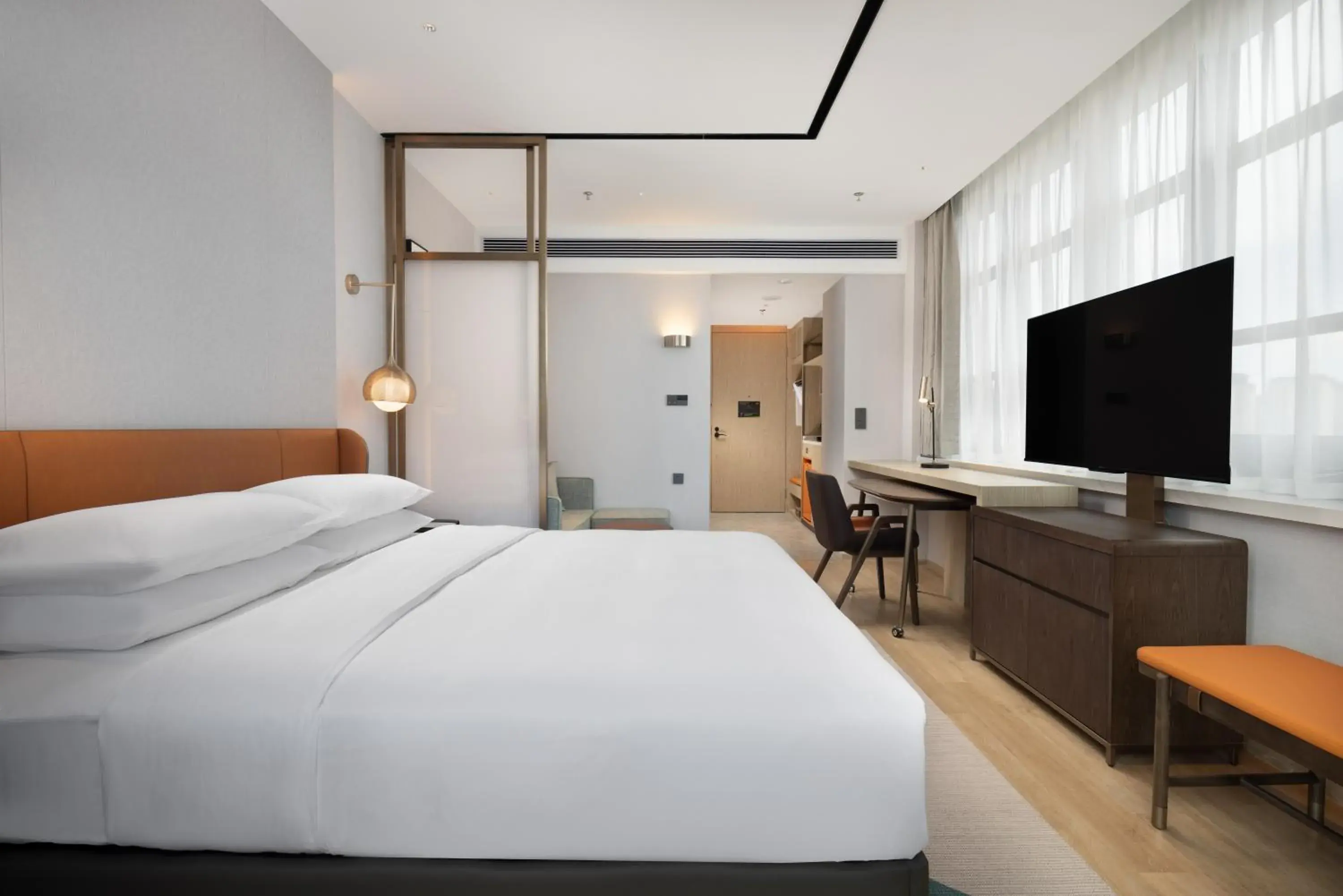 Photo of the whole room, Bed in Home2 Suites by Hilton Guiyang Guanshanhu Photo of the whole room, Bed in Home2 Suites by Hilton Guiyang Guanshanhu