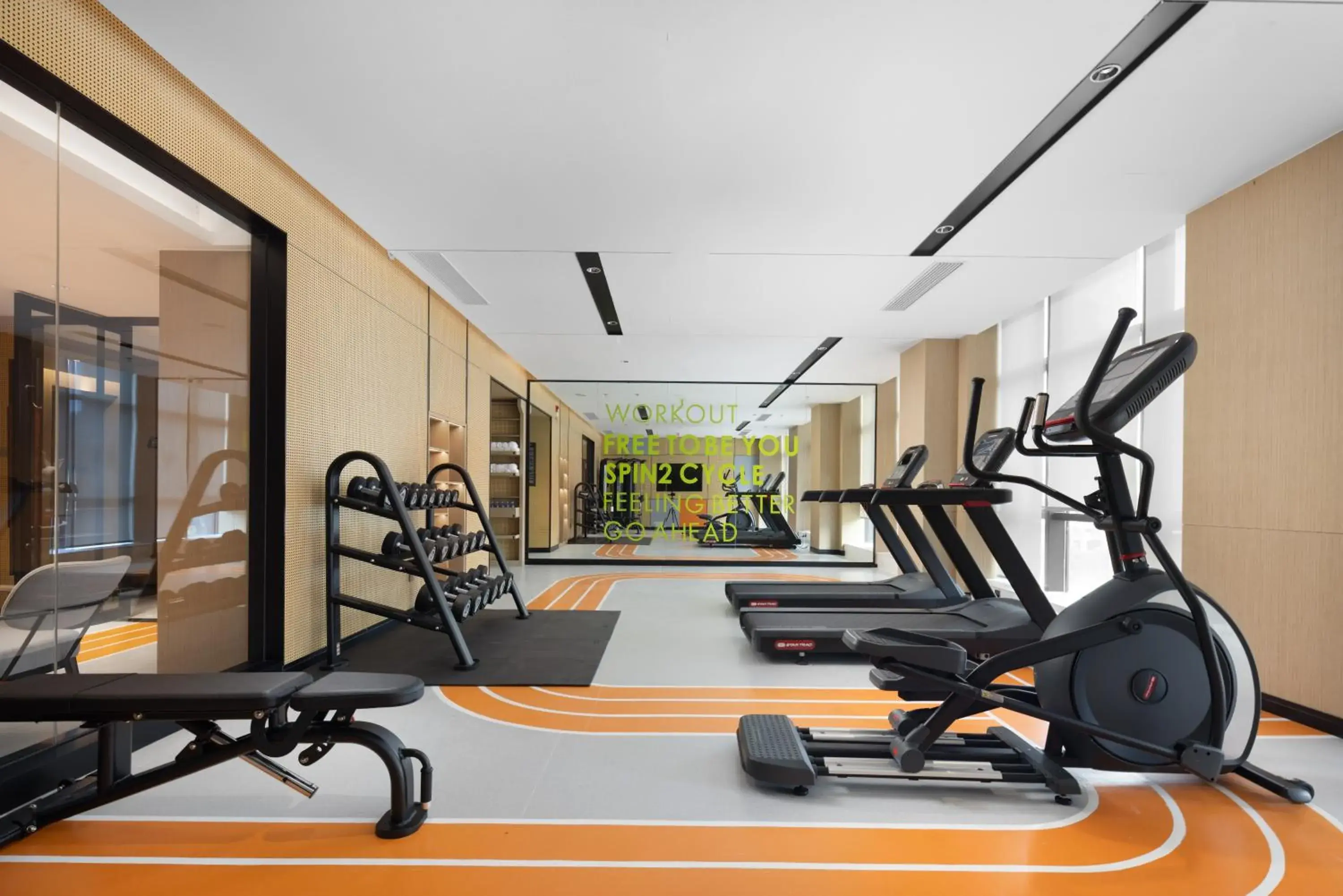 Fitness centre/facilities in Home2 Suites by Hilton Guiyang Guanshanhu Fitness centre/facilities in Home2 Suites by Hilton Guiyang Guanshanhu