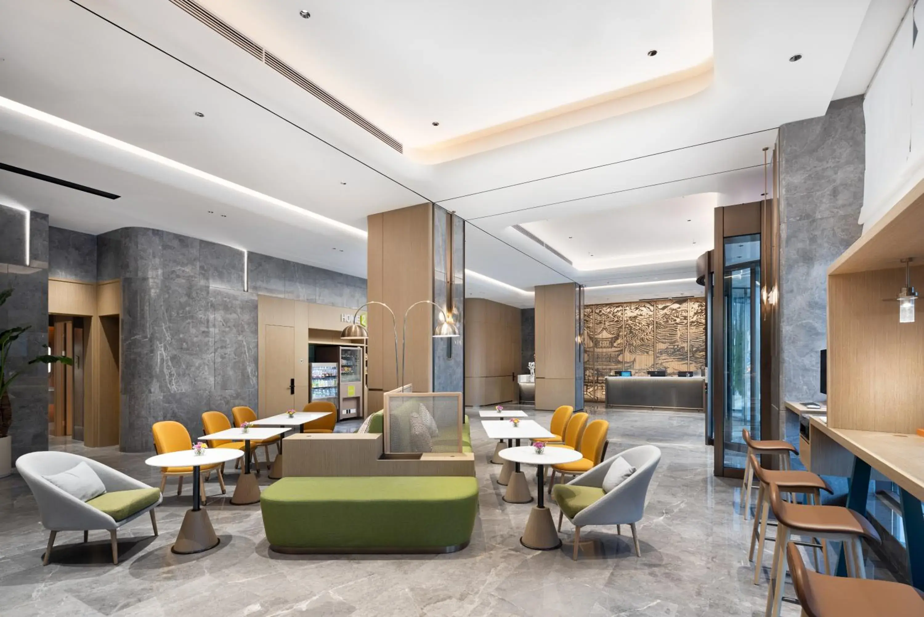 Lobby or reception in Home2 Suites by Hilton Guiyang Guanshanhu Lobby or reception in Home2 Suites by Hilton Guiyang Guanshanhu