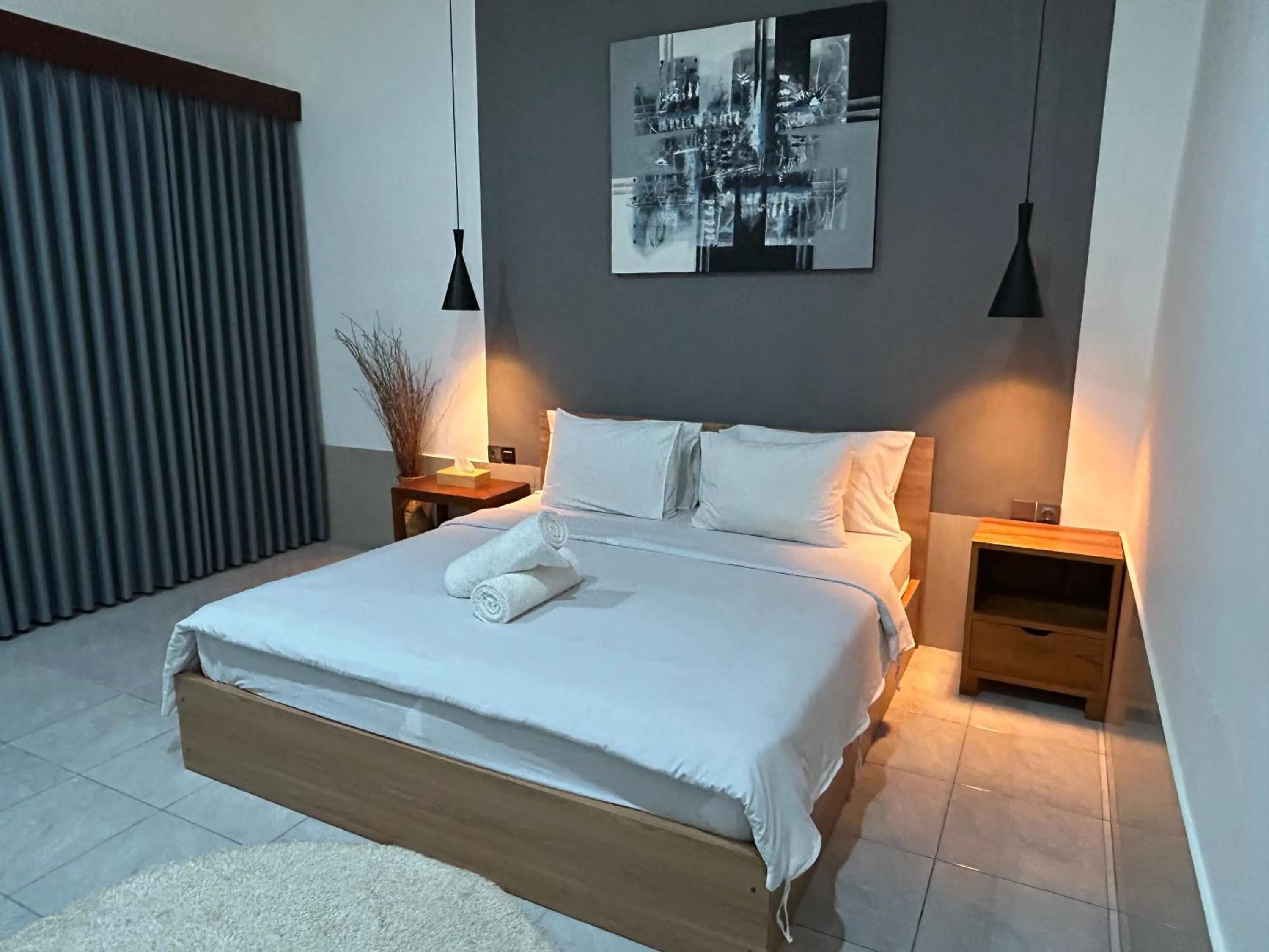 Bed in Sayang Bungalows