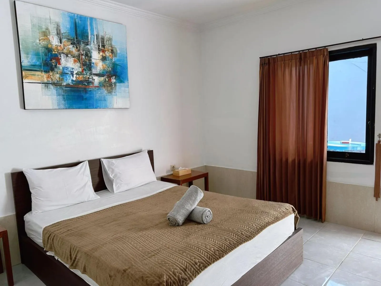 Bed in Sayang Bungalows