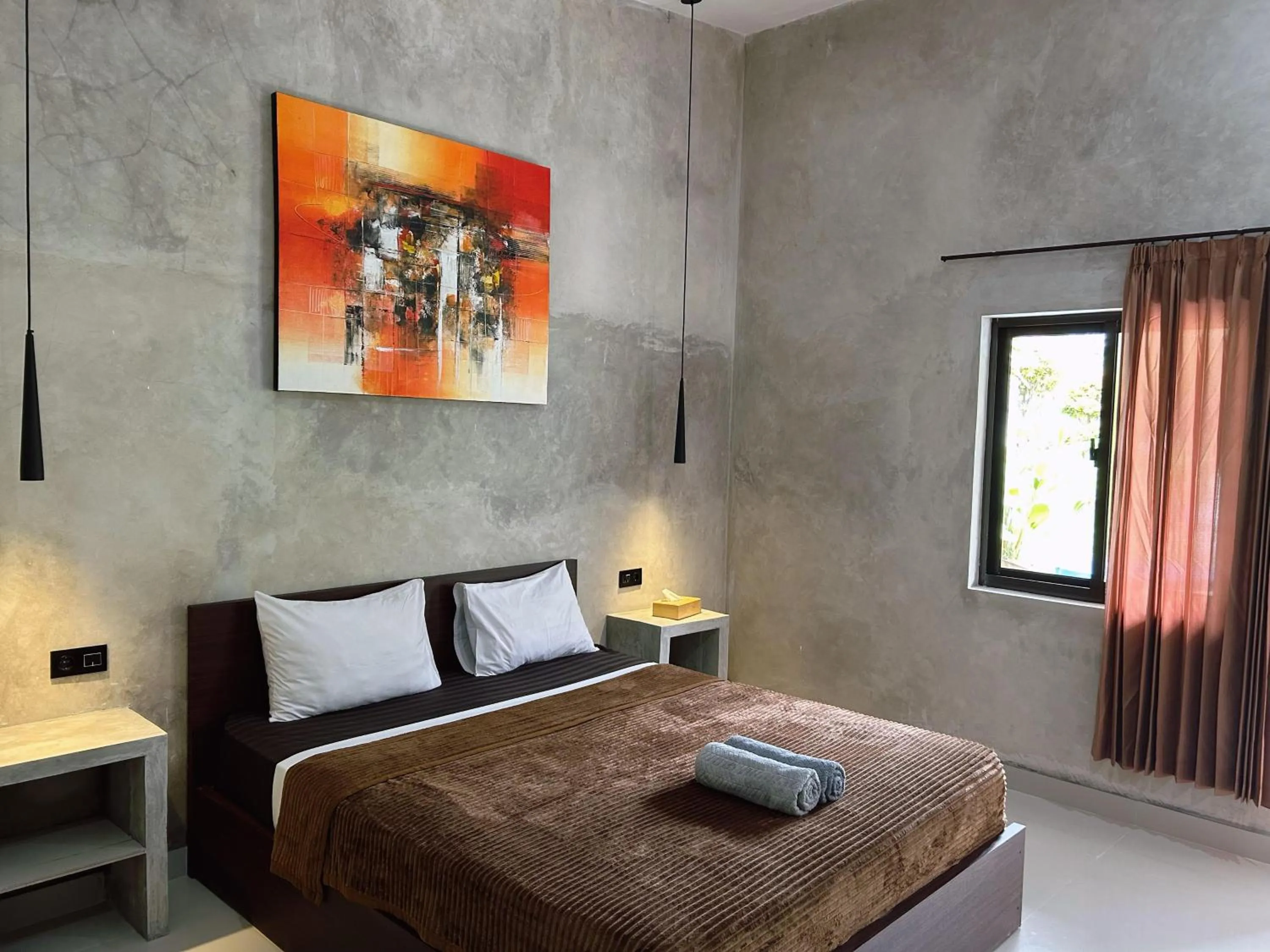 Bed in Sayang Bungalows