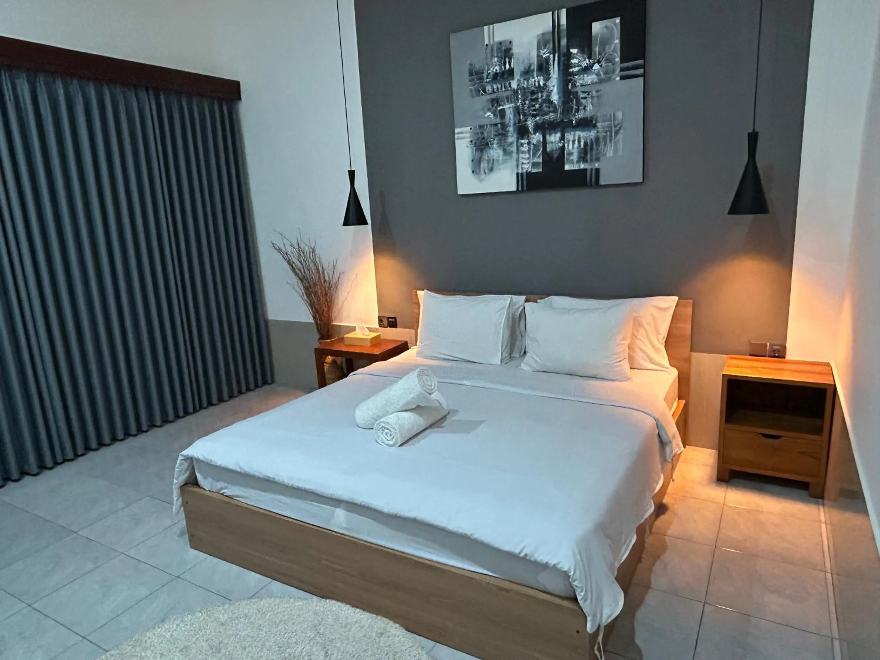 Bed in Sayang Bungalows