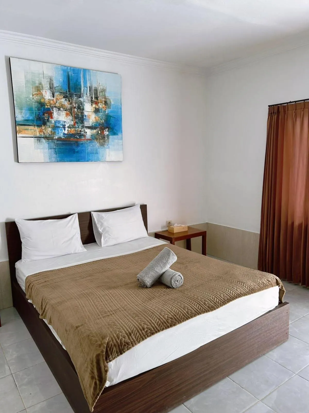 Bed in Sayang Bungalows